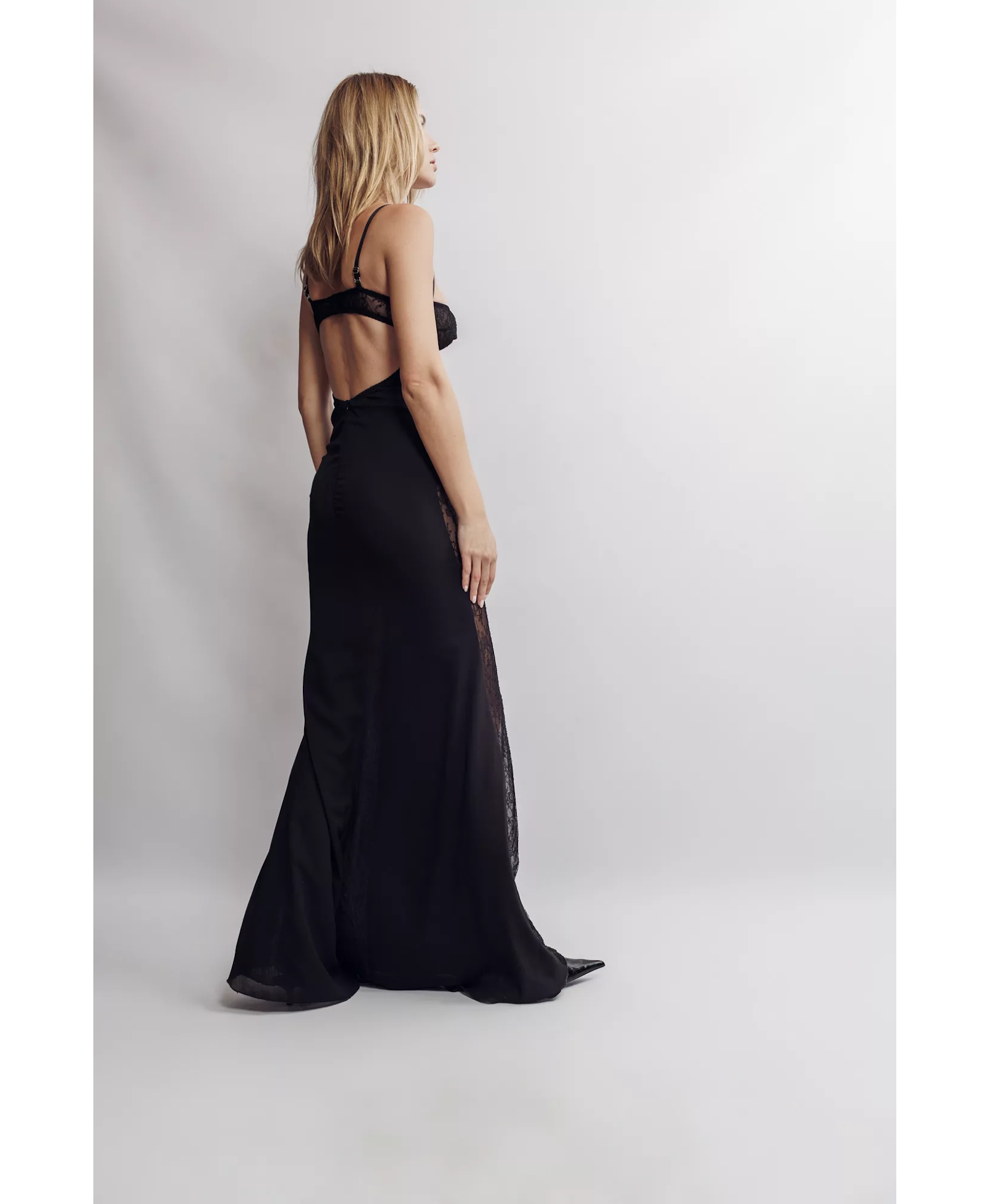 Naiad Chantilly Lace Gown made by Aureliana