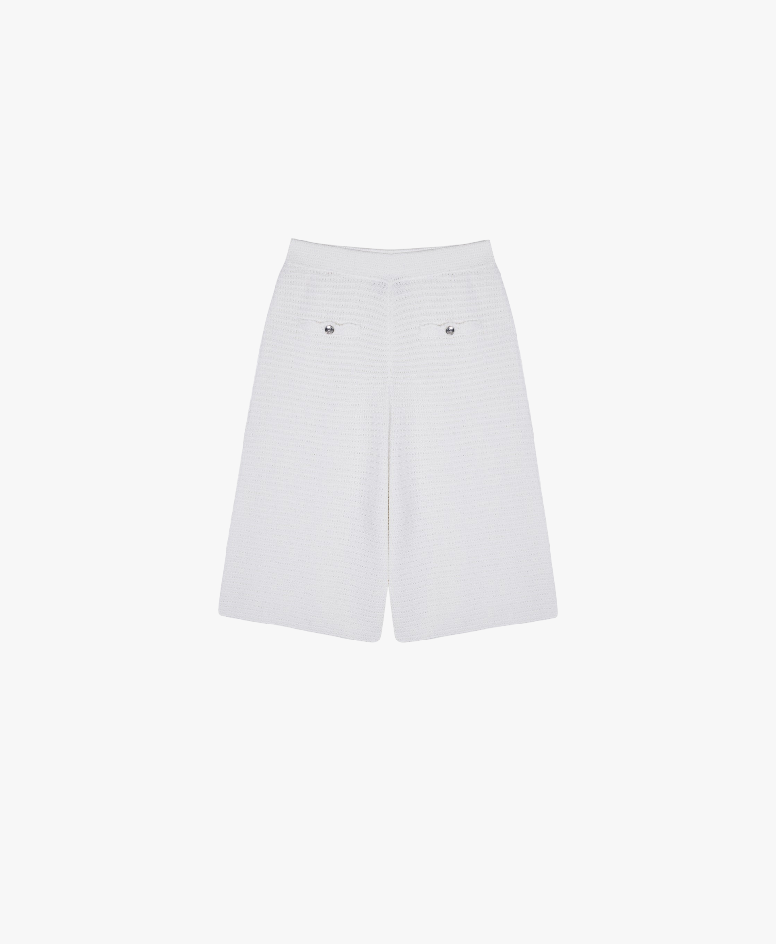 COTTON-LINEN BLEND MID-LENGTH SHORTS made by CRUSH Collection