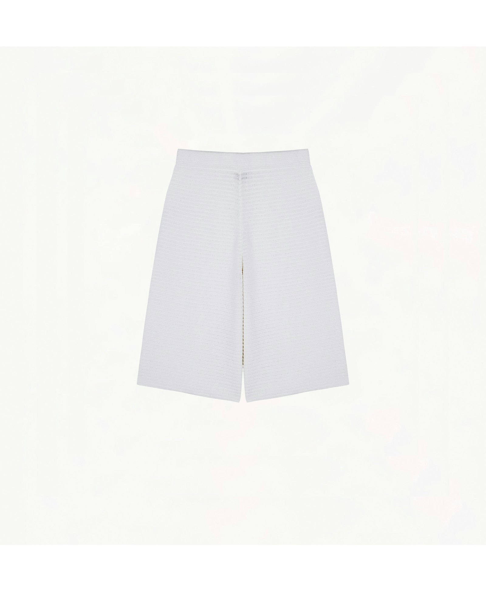 COTTON-LINEN BLEND MID-LENGTH SHORTS made by CRUSH Collection