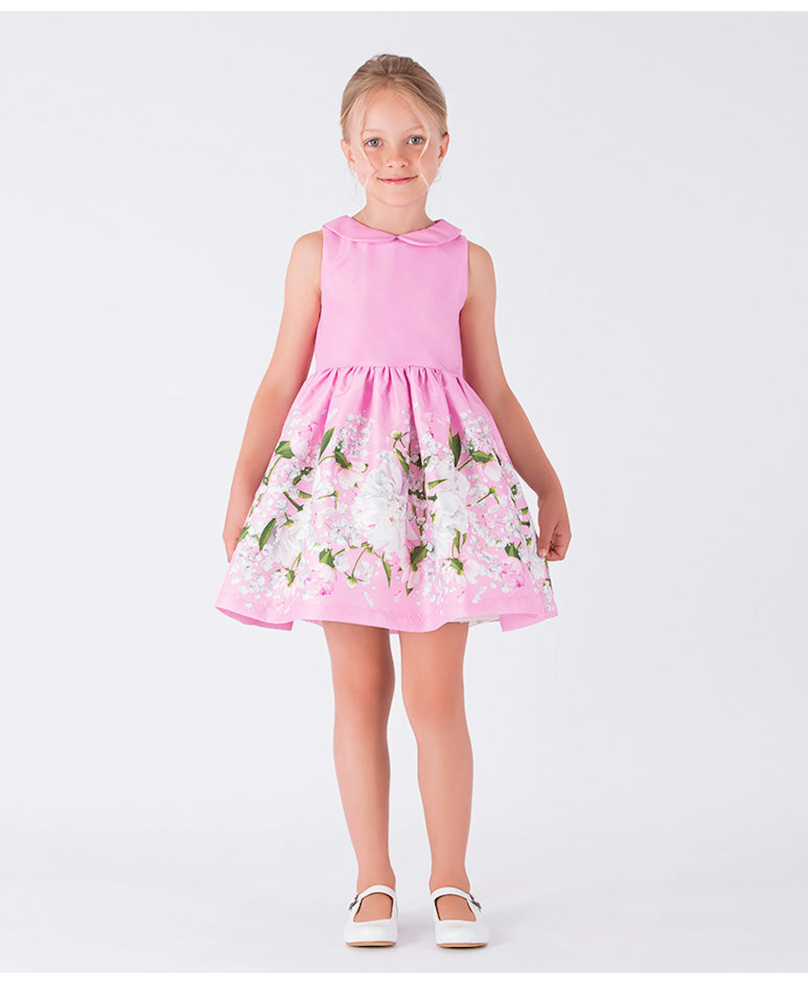 Malibu Flowers Dress made by Mama Luma