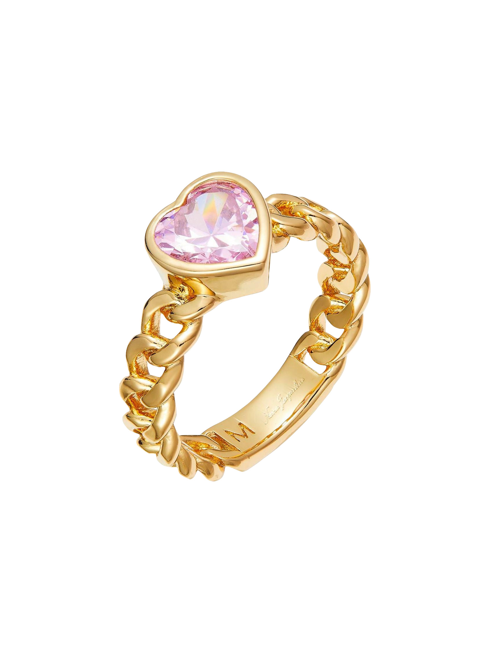Nana Jacqueline Claudia Ring (pink) In Gold