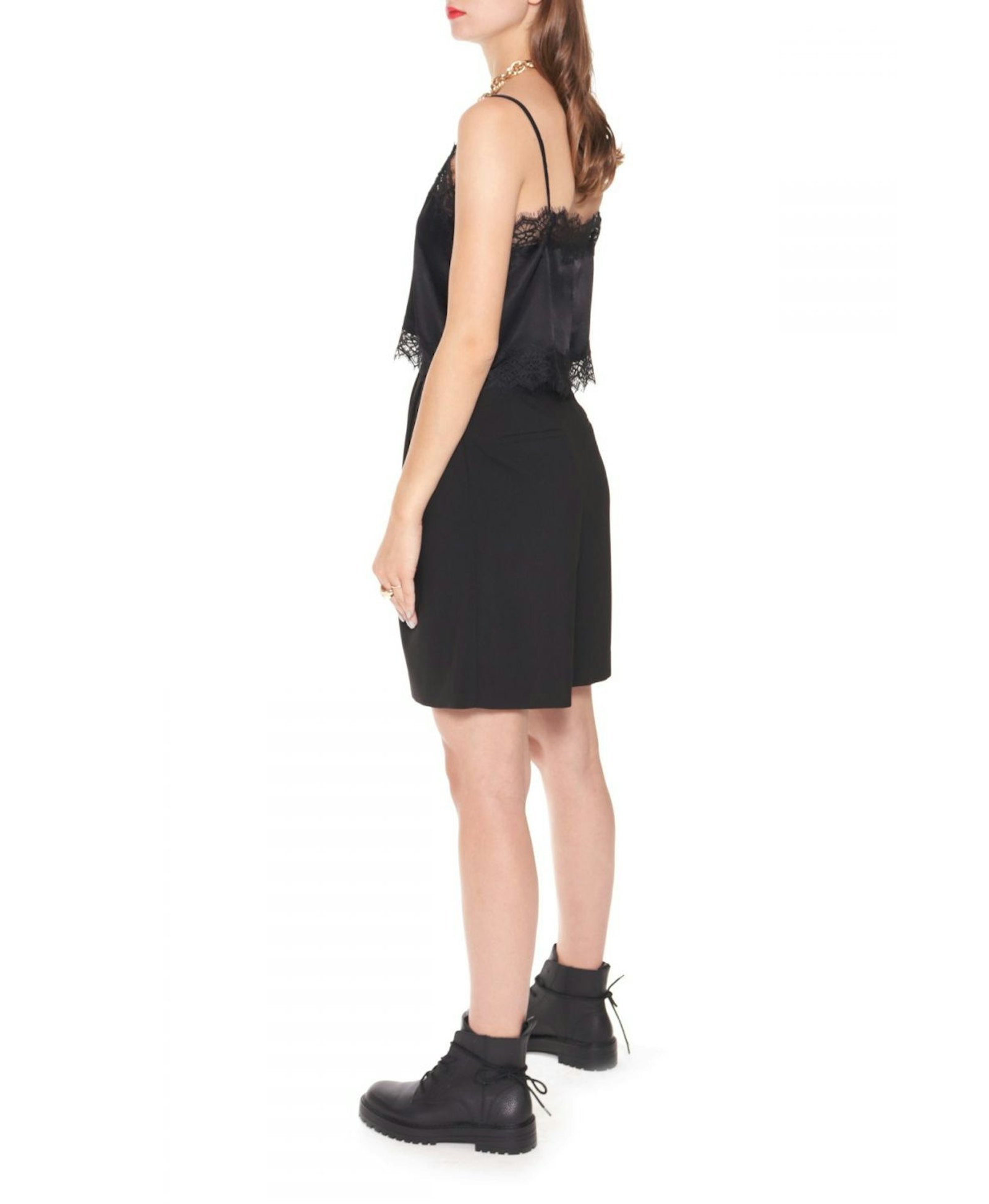 Shorts Billie Neutral Black made by HALEWSKI