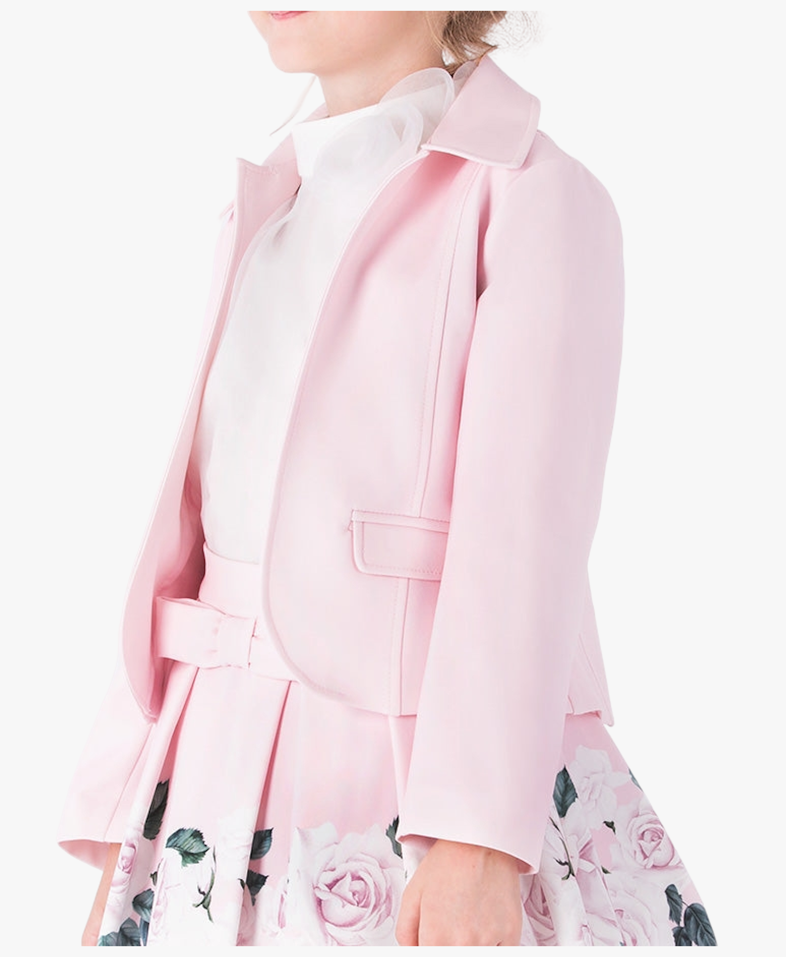 Classic Pink Girls Jacket made by Mama Luma