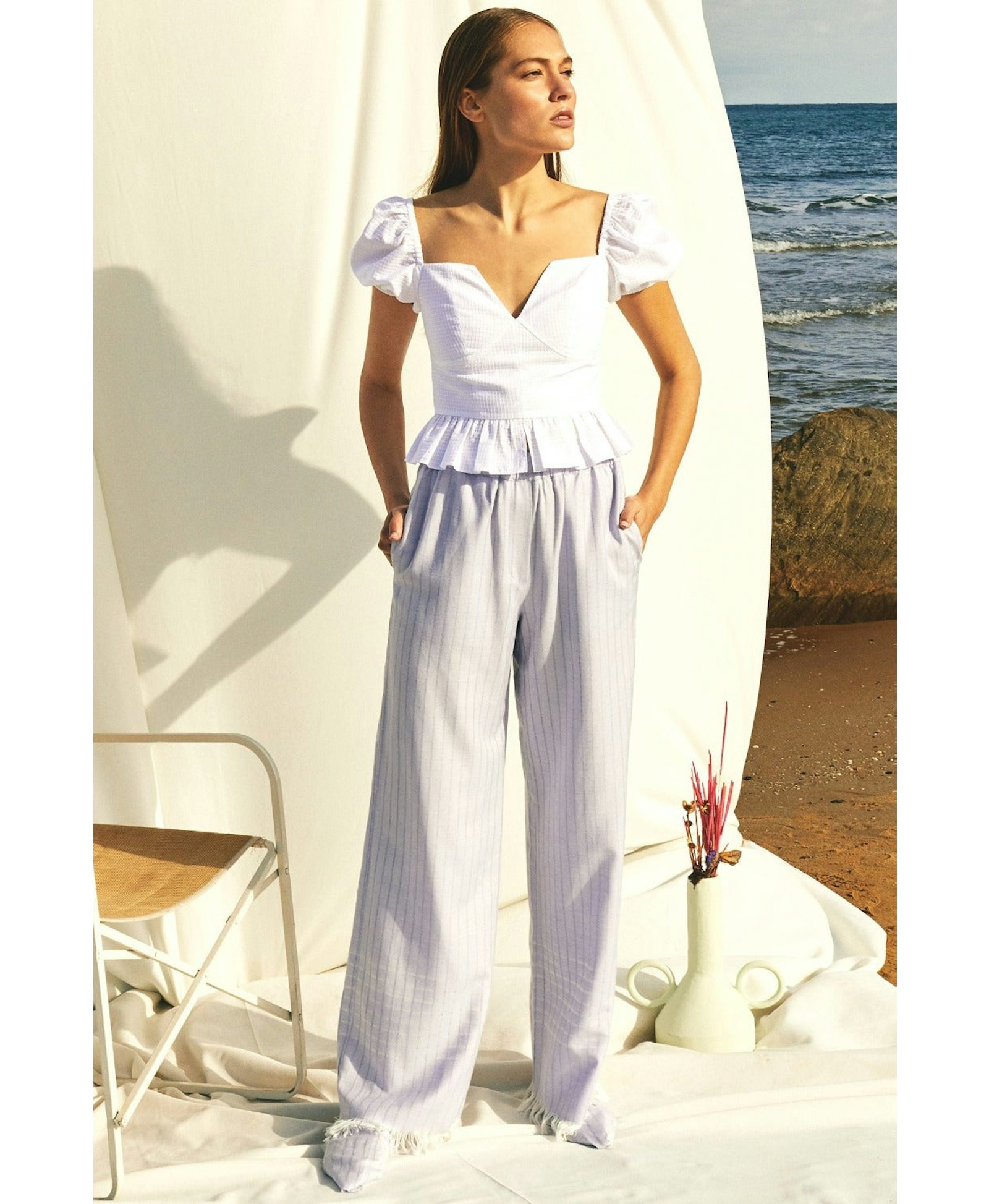 Anville Linen Pants made by Nazli Ceren