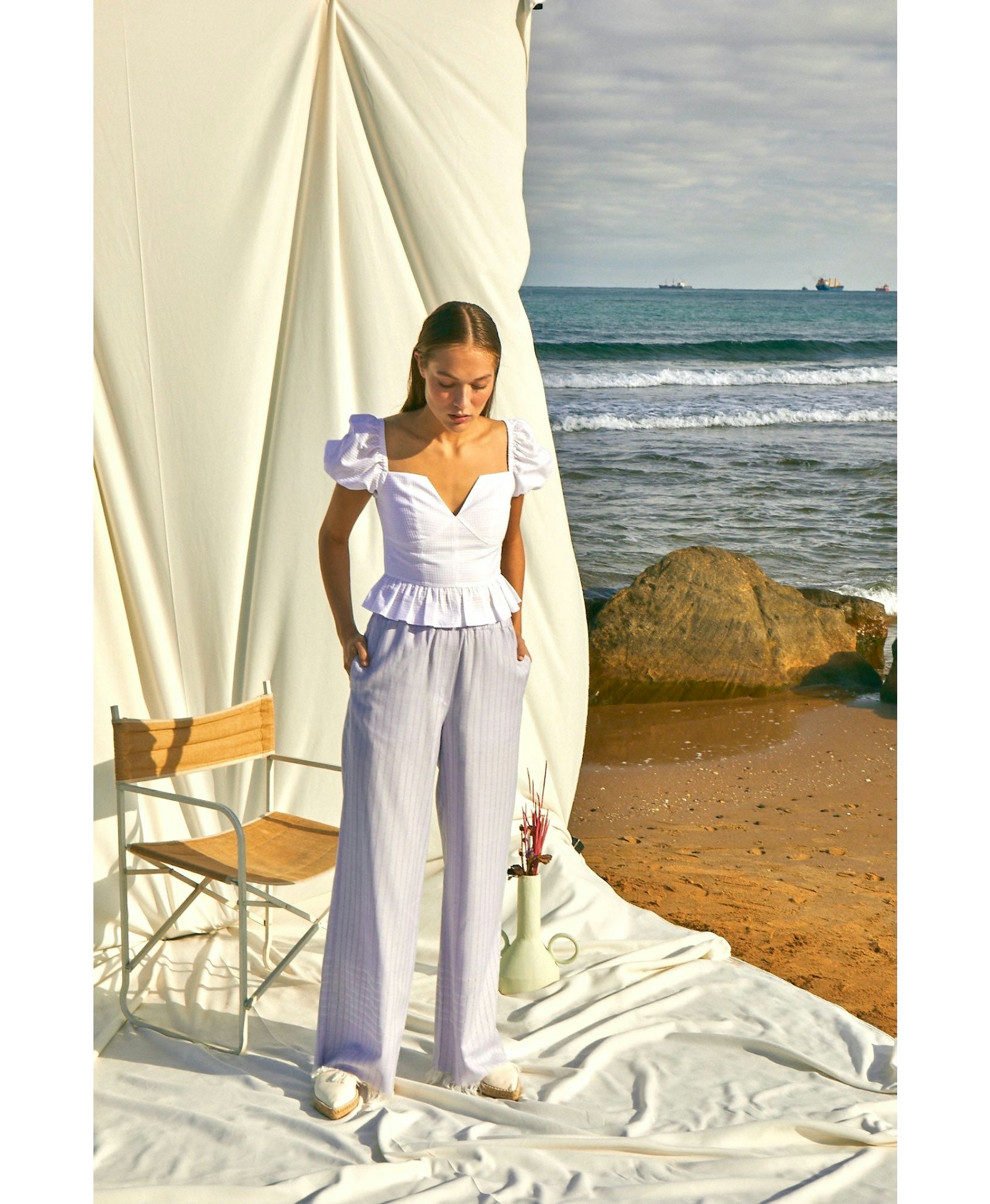 Anville Linen Pants made by Nazli Ceren