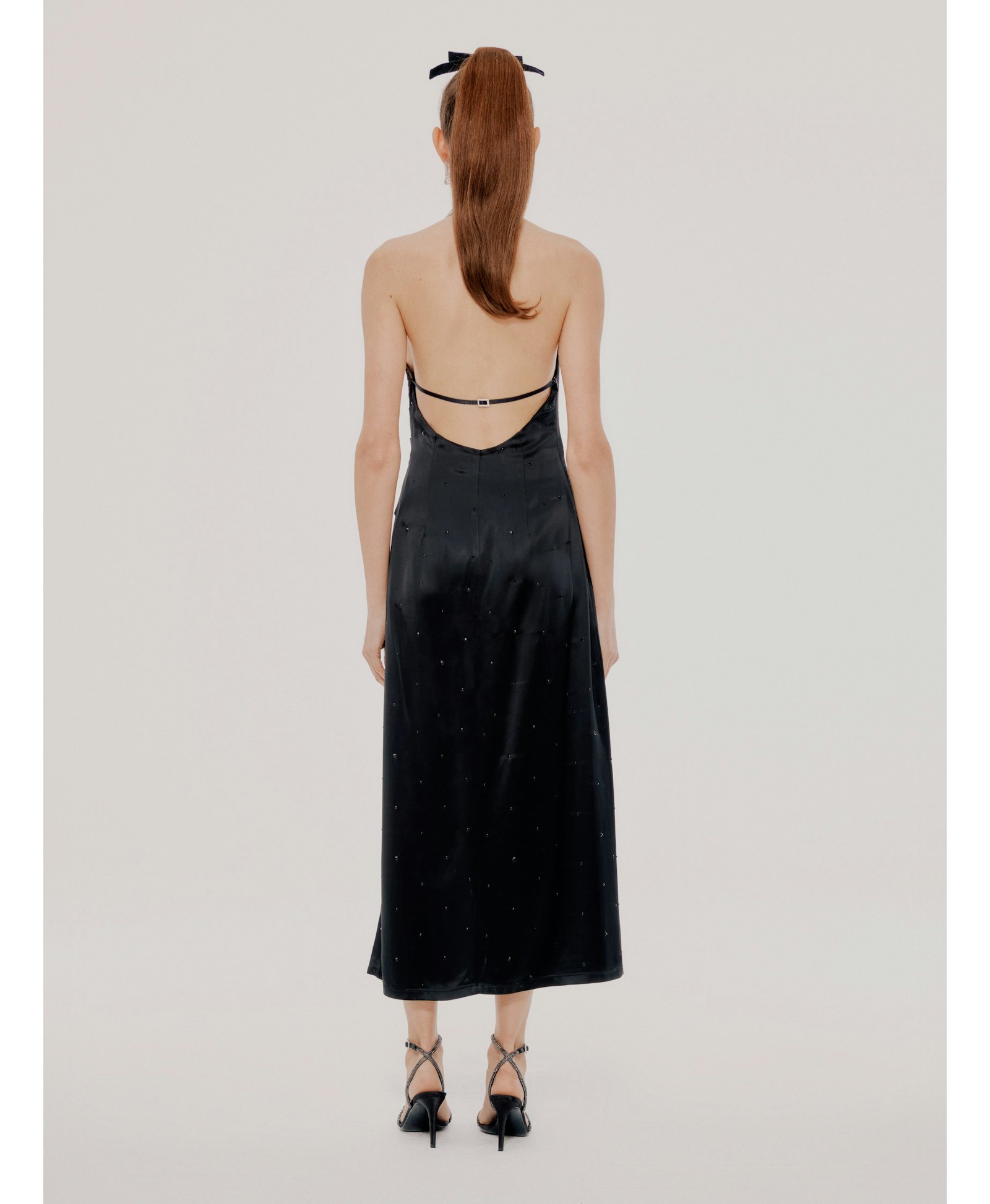 Black Lily Dress (Final Sale) in Black made by Nana Jacqueline