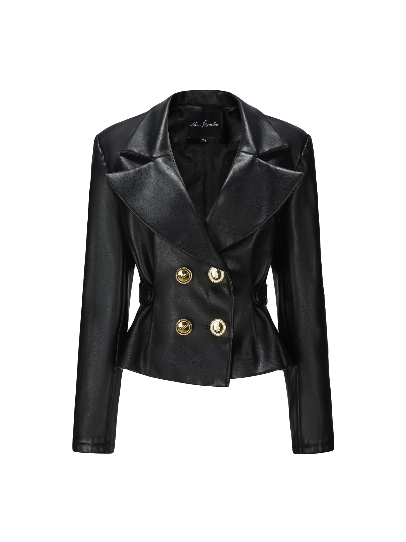 Nana Jacqueline Lucy Leather Jacket In Black