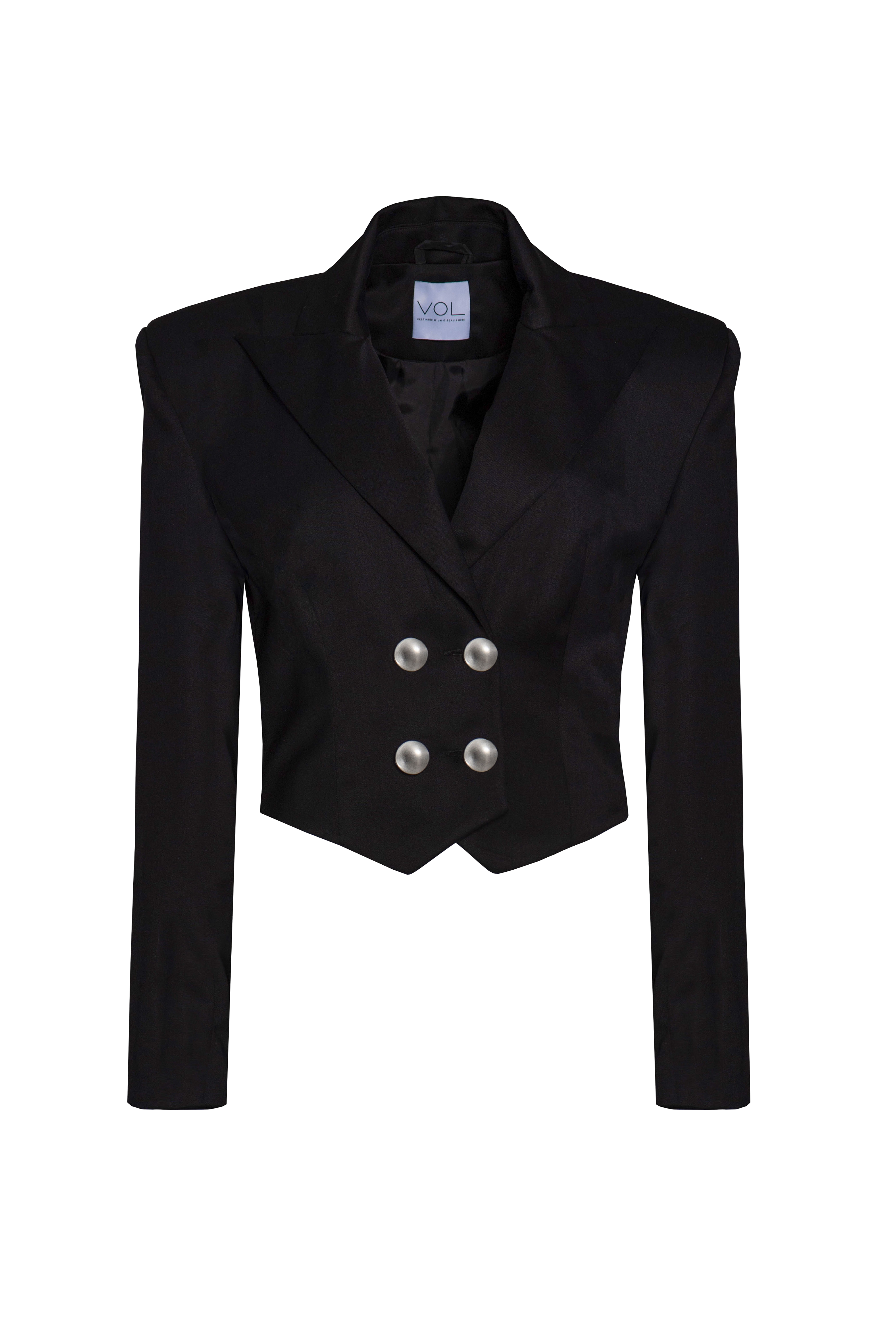 Shop Vestiaire D'un Oiseau Libre Tail Jacket In Black