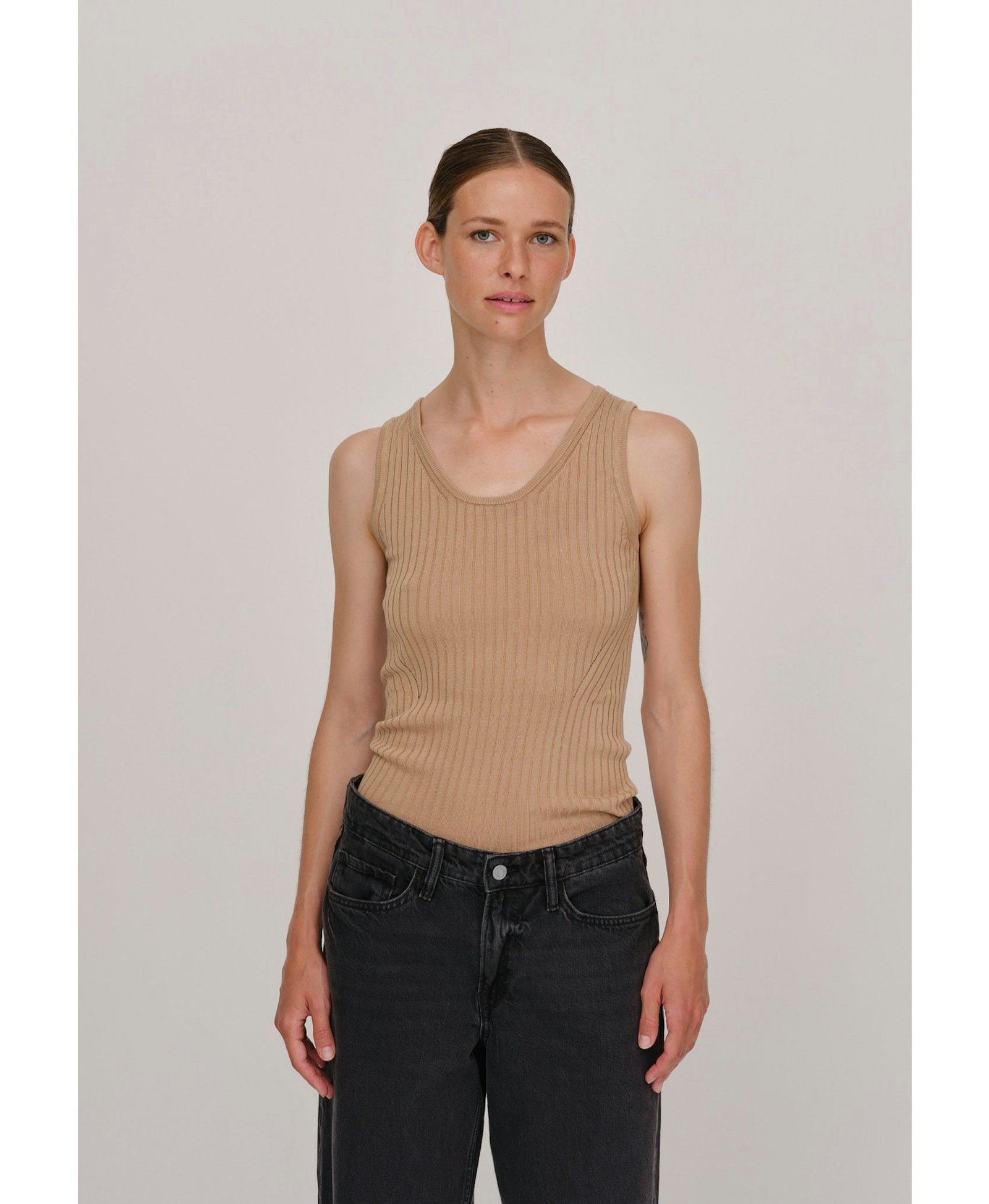 Tripa Knit top - Croissant made by HERSKIND