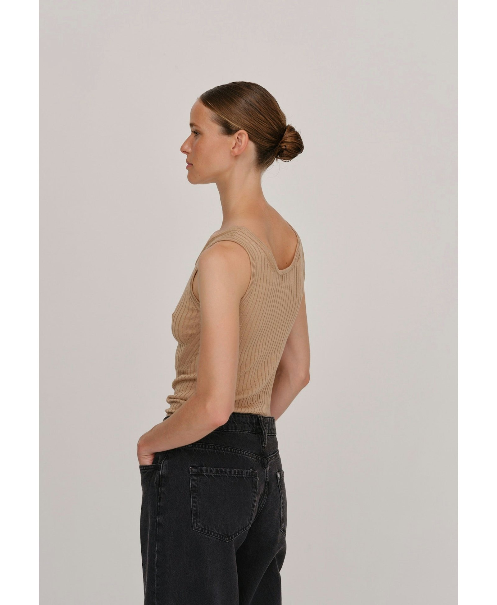 Tripa Knit top - Croissant made by HERSKIND
