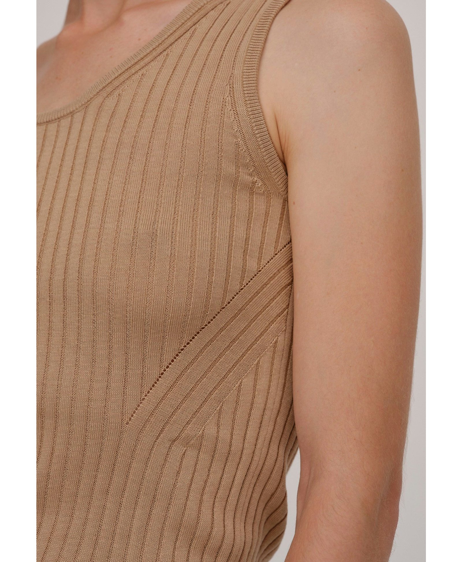 Tripa Knit top - Croissant made by HERSKIND