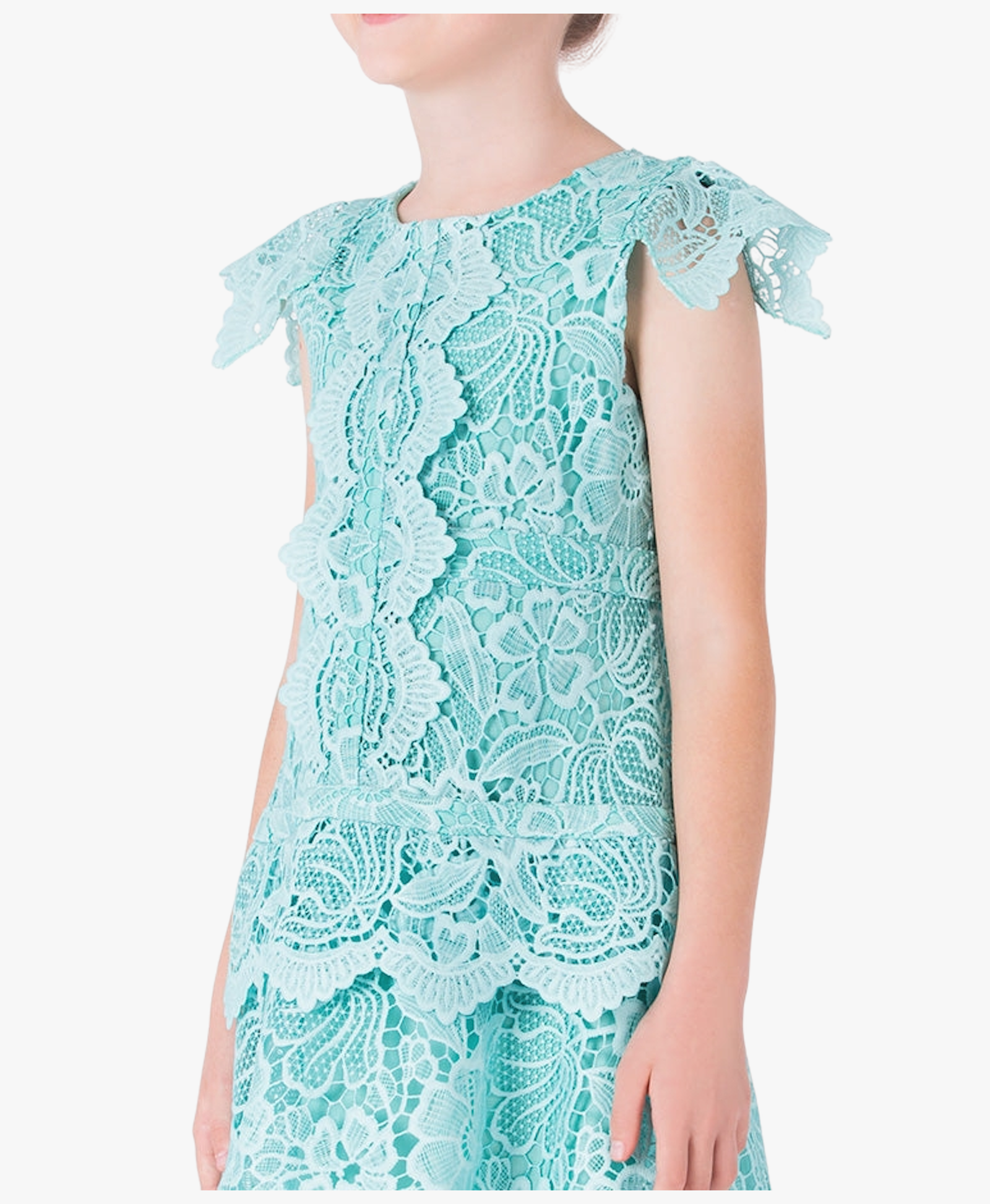 Floral Lace Girls Dress made by Mama Luma