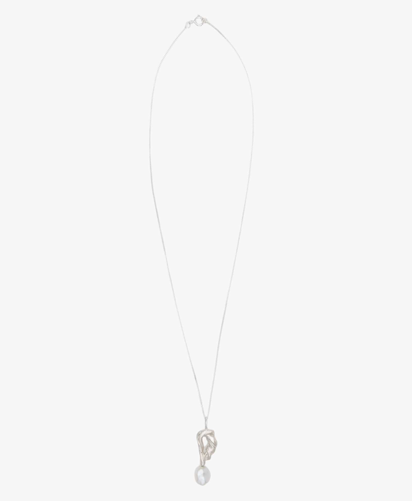 PEROLA CUMARU NECKLACE SILVER made by Carolina De Barros