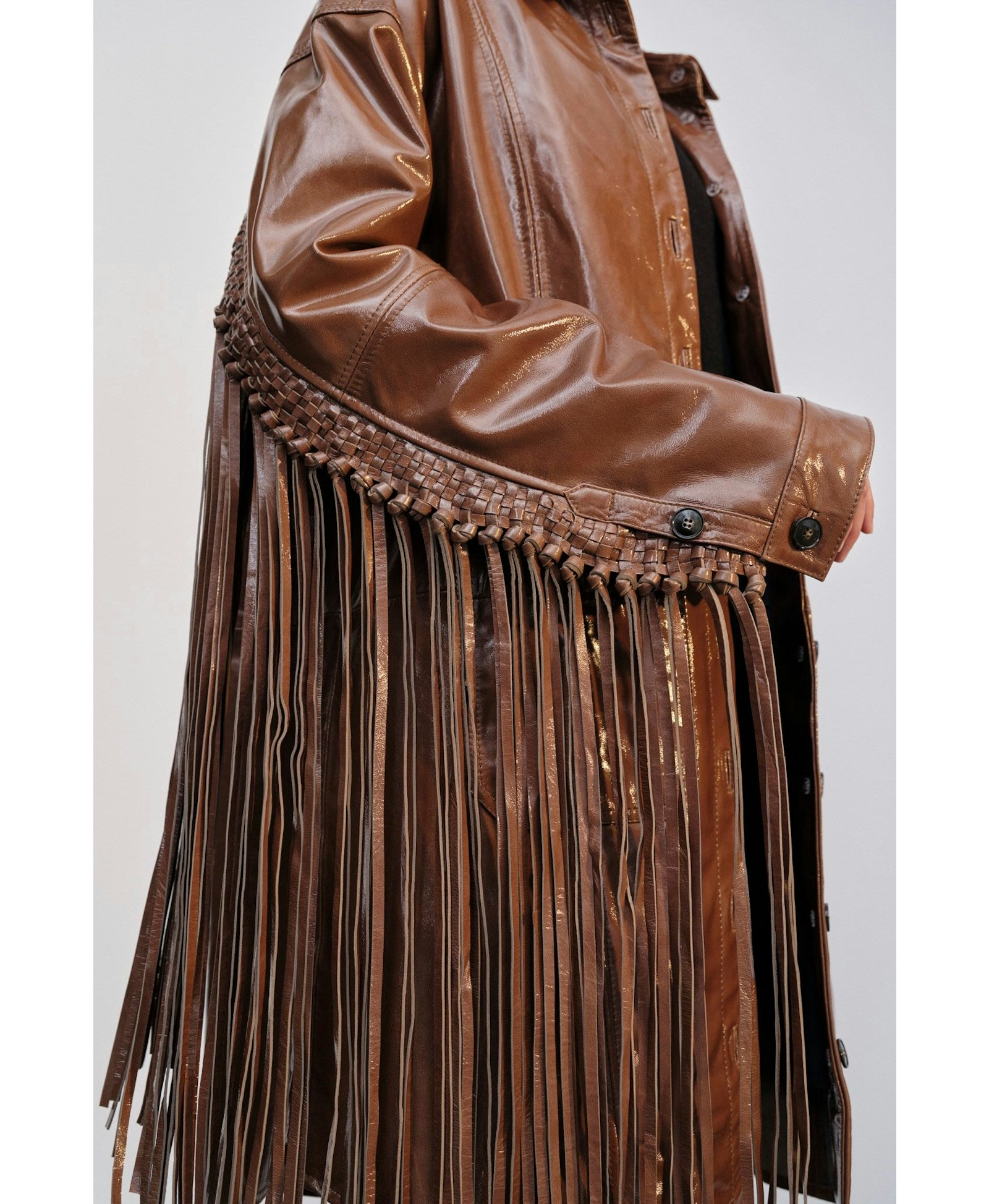 Ellen Leather Coat - Croissant made by HERSKIND