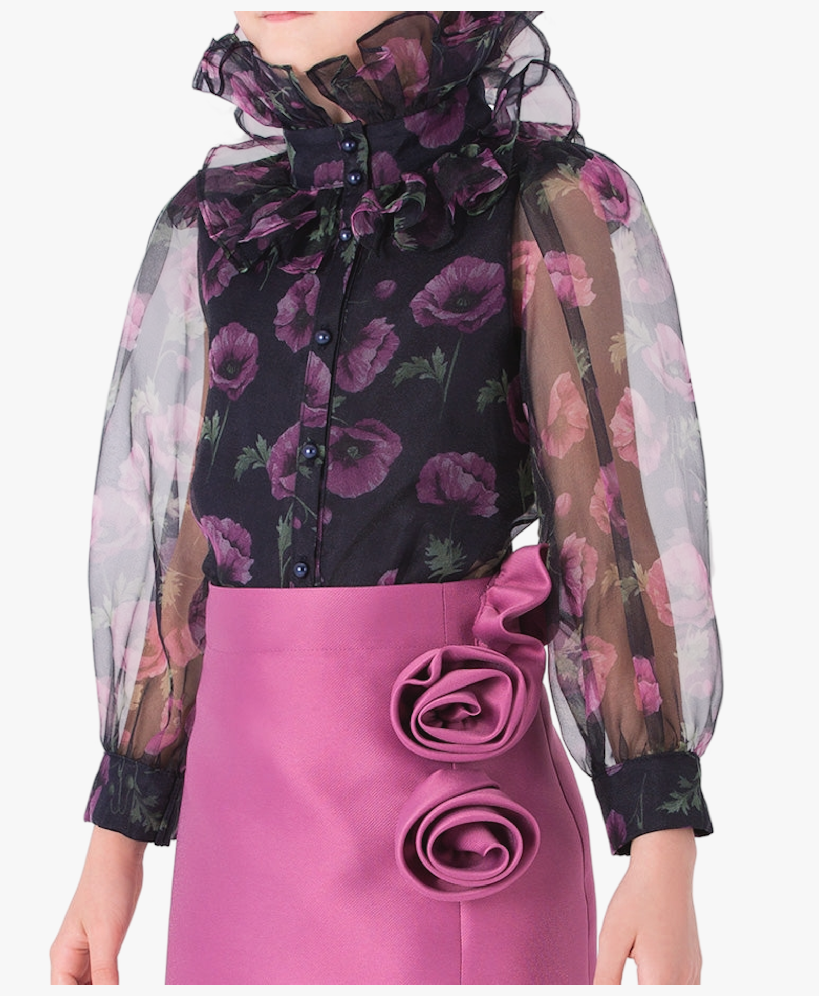 3D Appliqué Girls Outfit | 2 Pieces made by Mama Luma