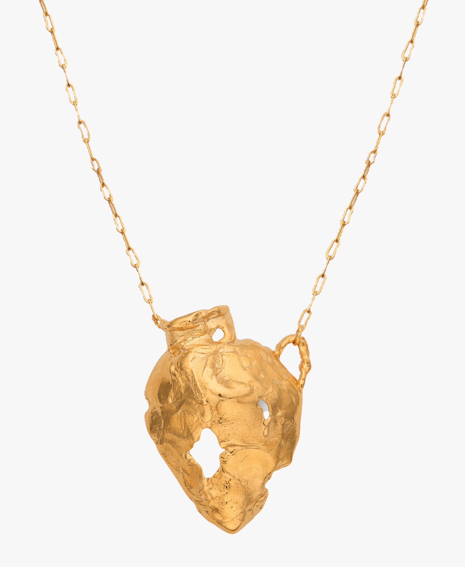 Vacation Amphora Necklace Gold in Gold made by Eva Remenyi