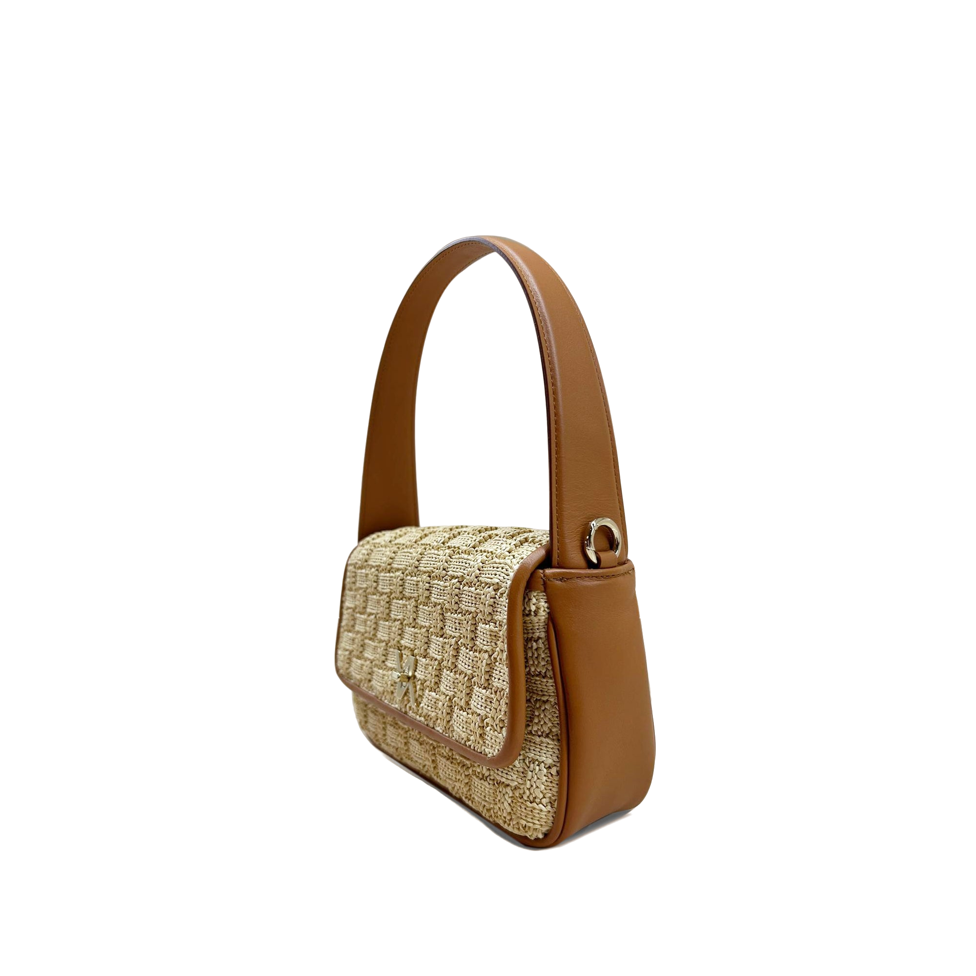 Shop Yliana Yepez Lulu Raphia Natural Hobo