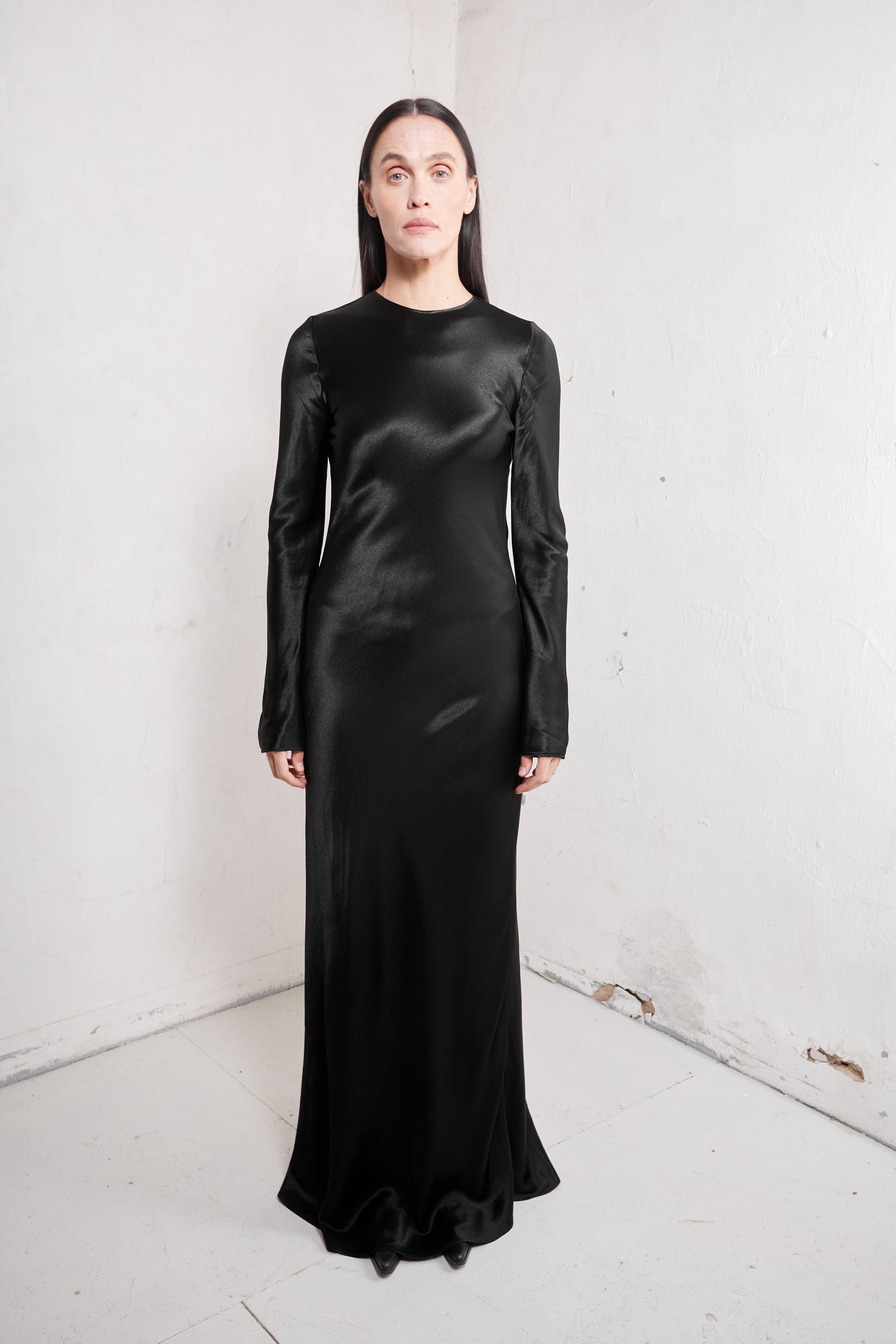 Shop Tamar Keburia Sally Dress In Coal