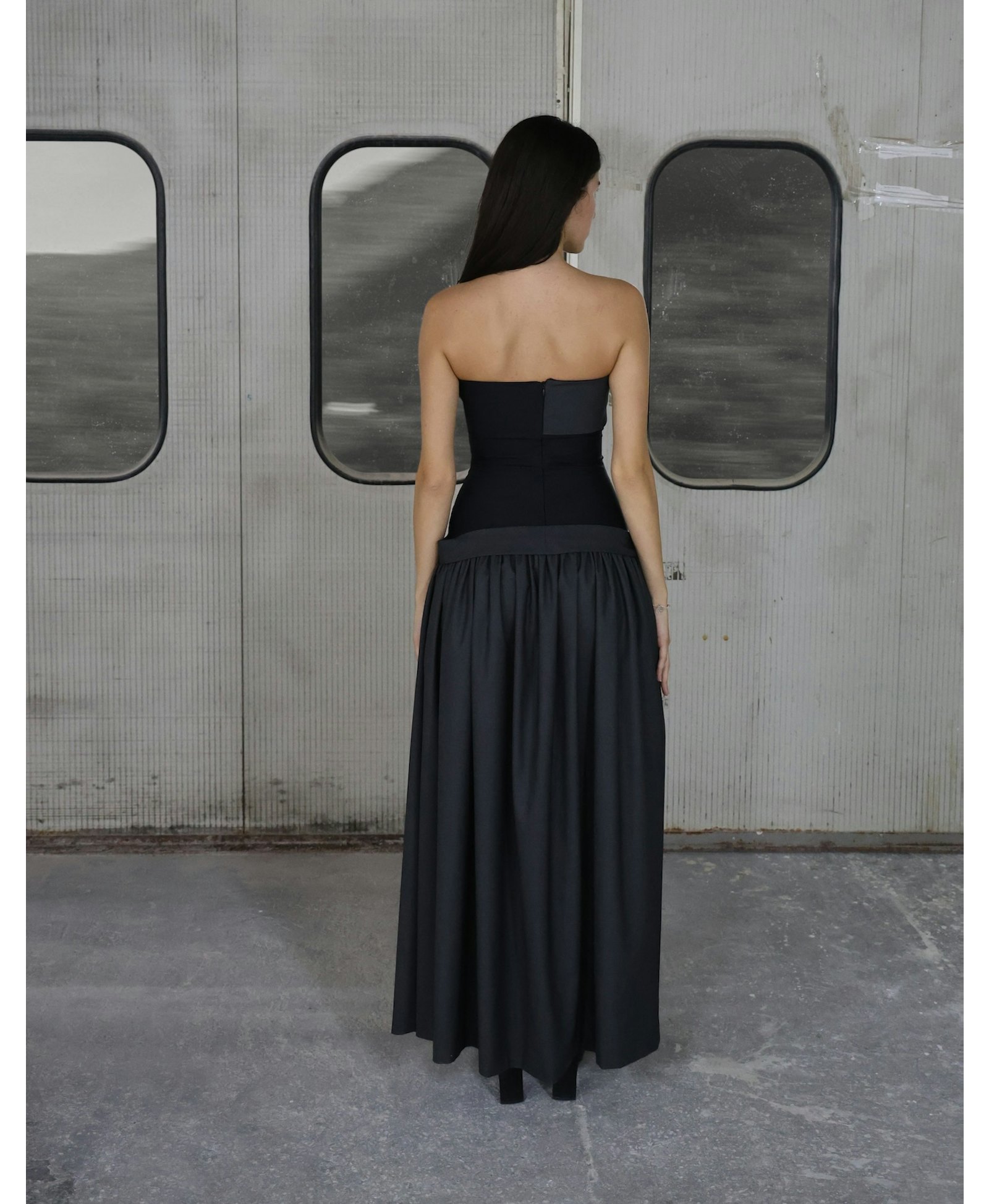 TIREL Button Long Dress made by MAET
