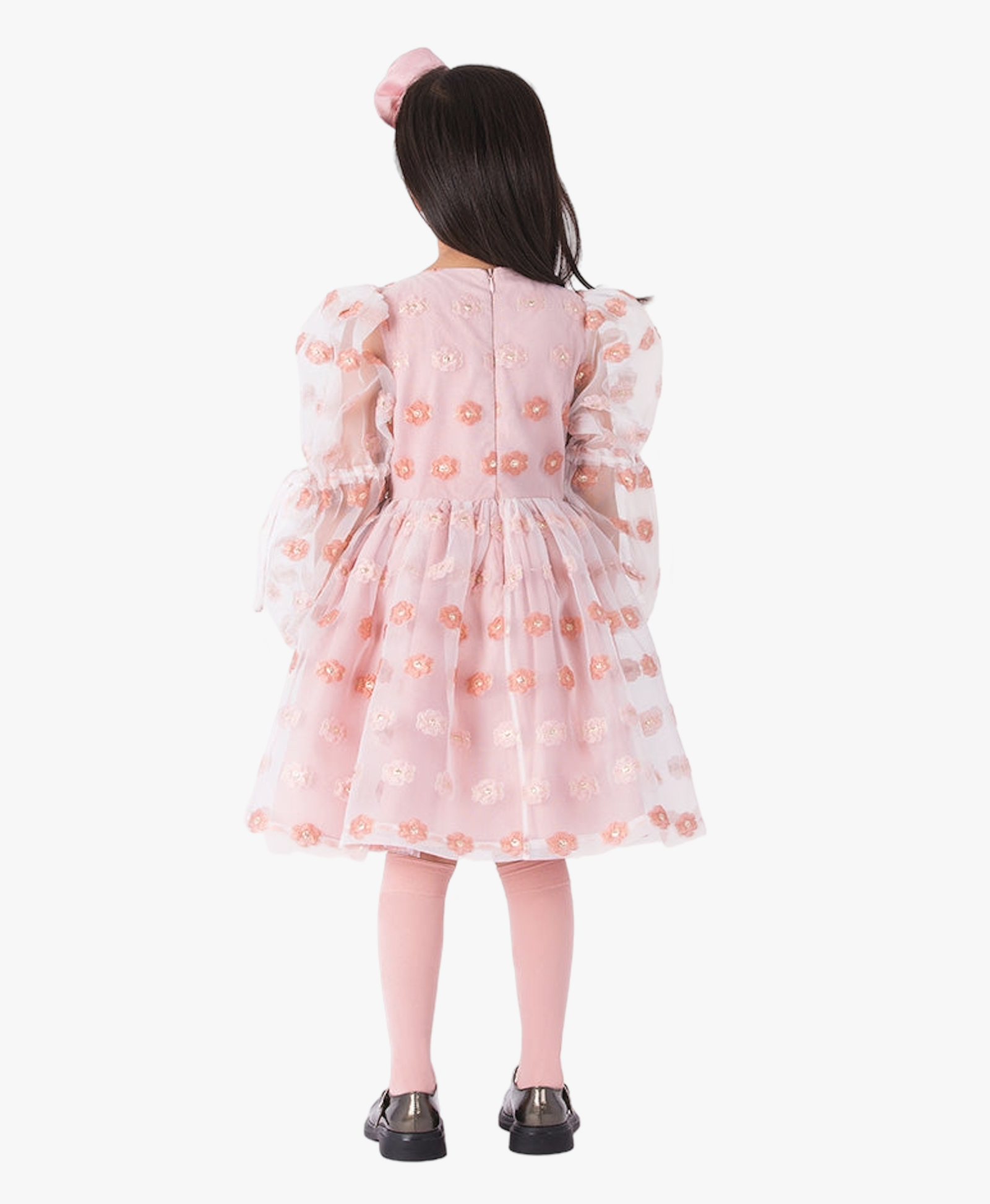 Organza Flowers Girls Dress made by Mama Luma