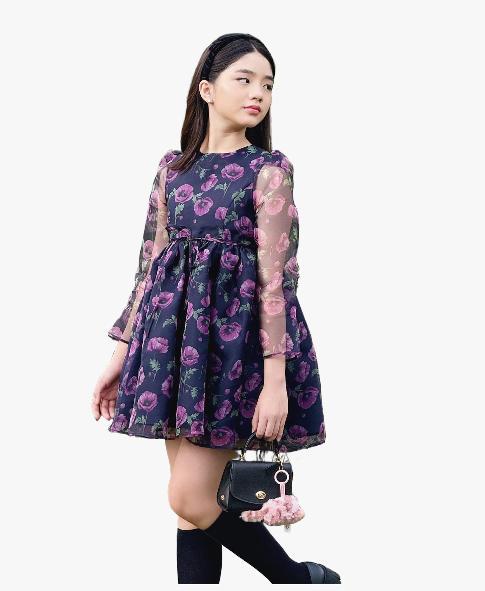 Floral Organza Girls Dress made by Mama Luma