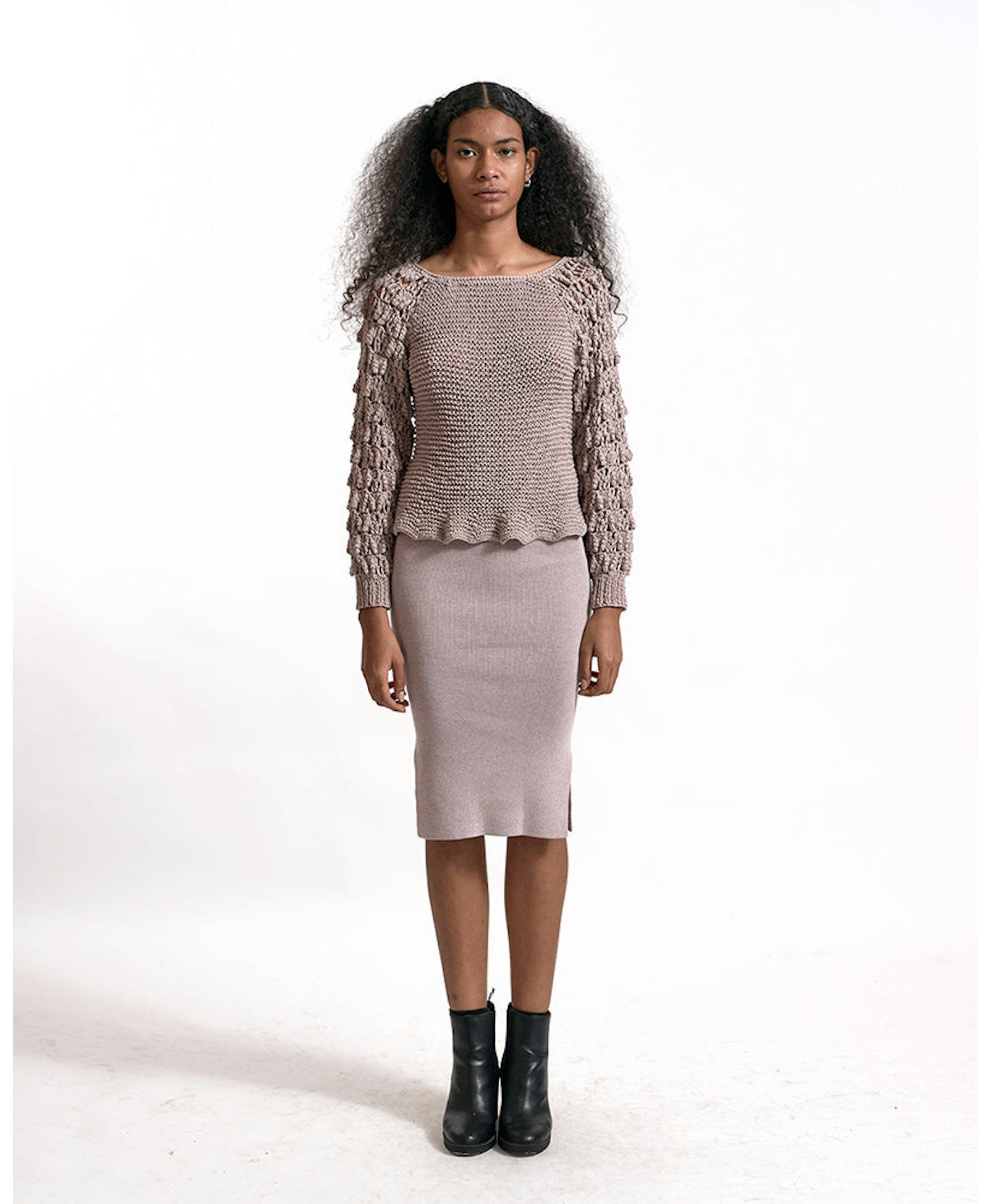 CLARA sweater in Pink made by AYNI