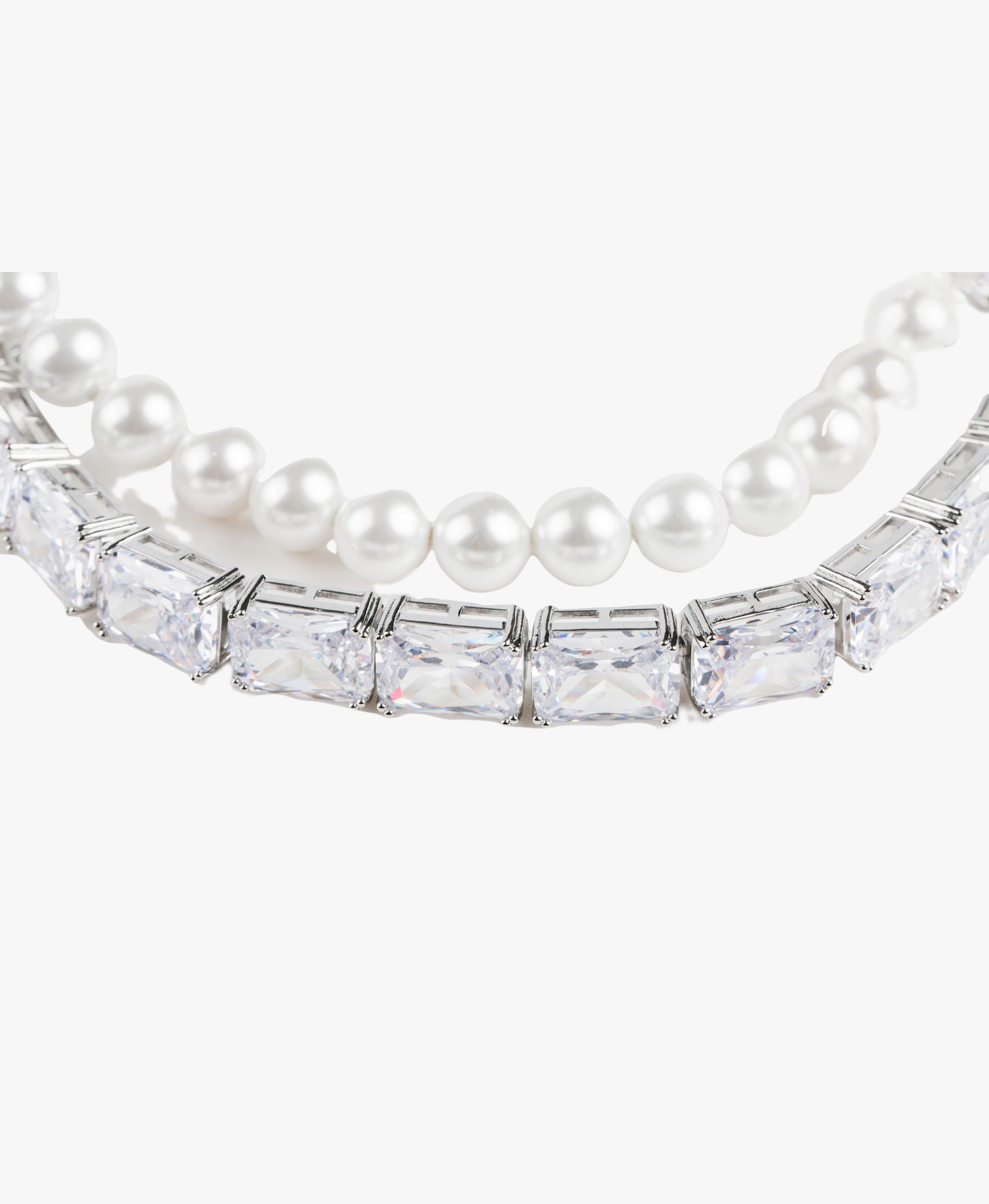 Gracey Pearl Crystal Choker Necklace (Final Sale) made by Nana Jacqueline