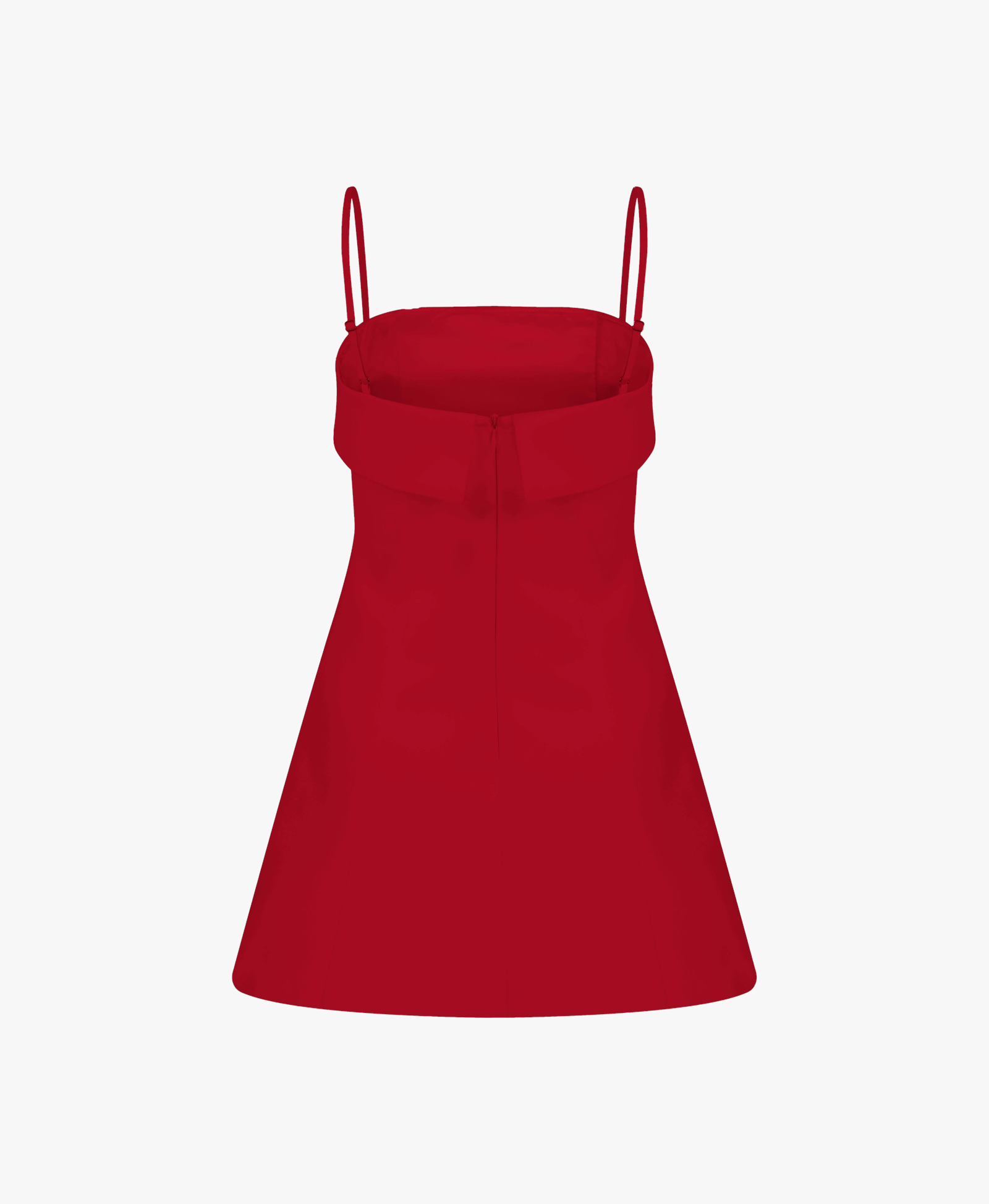 Gaia Mini Dress in Fiery Red made by Nazli Ceren