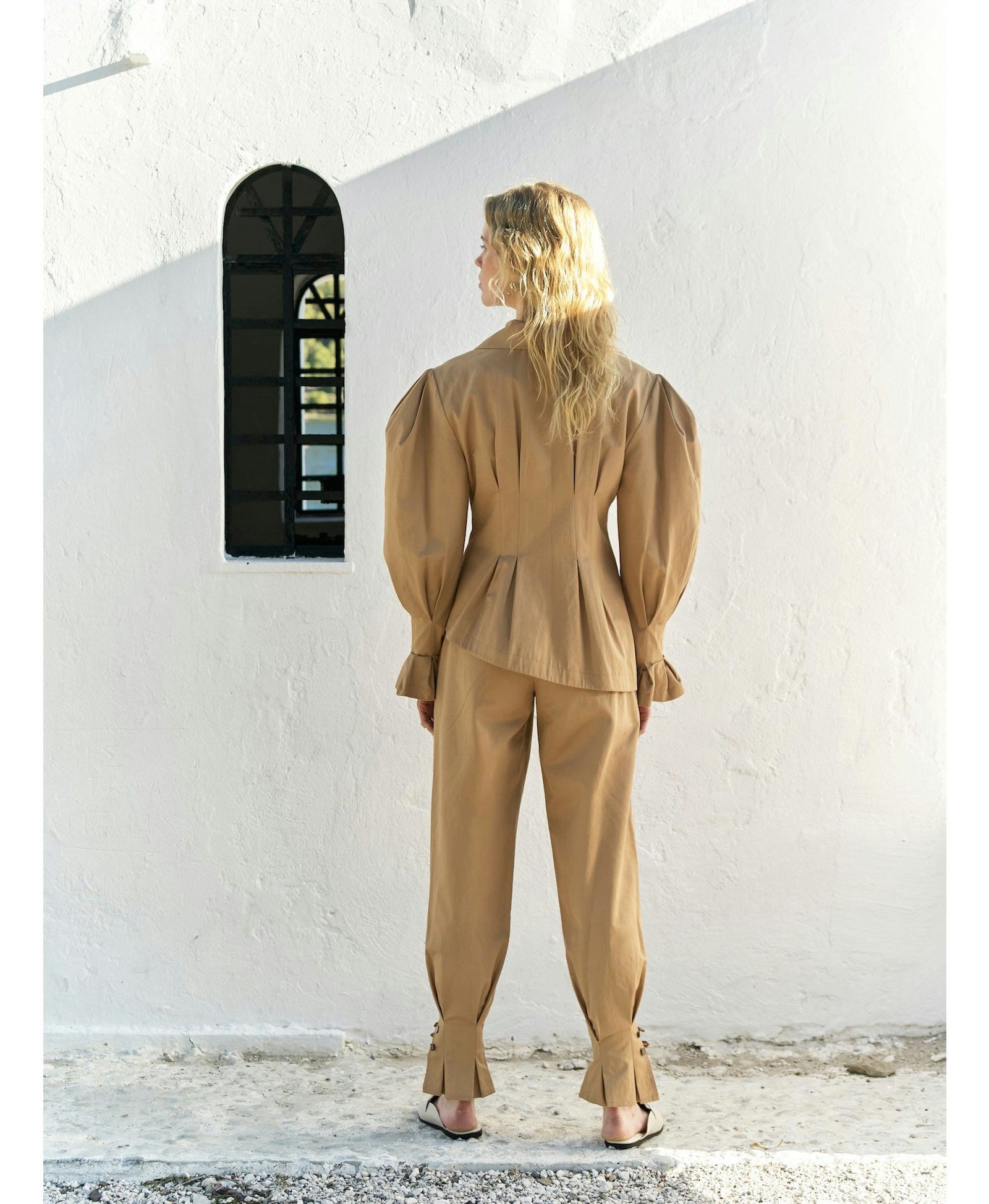 Raff Asymmetric Cotton Jacket made by Nazli Ceren