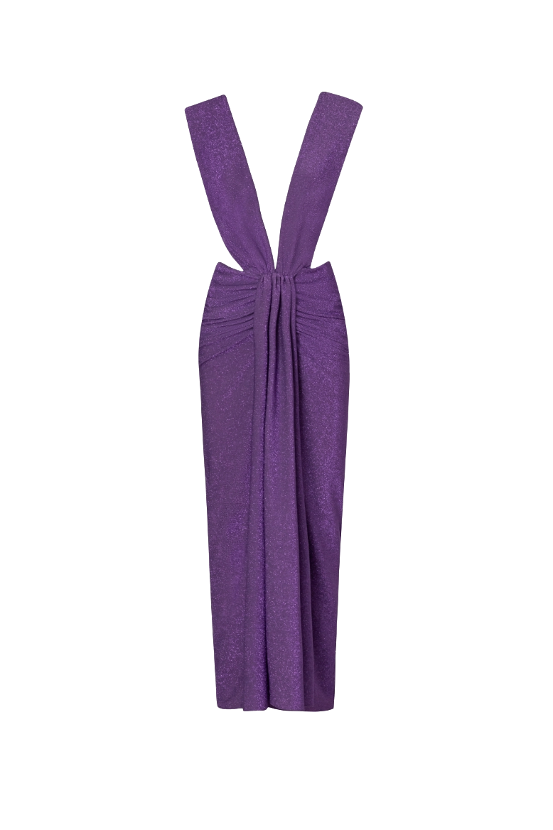 Shop Baobab Nia Dress In Purple