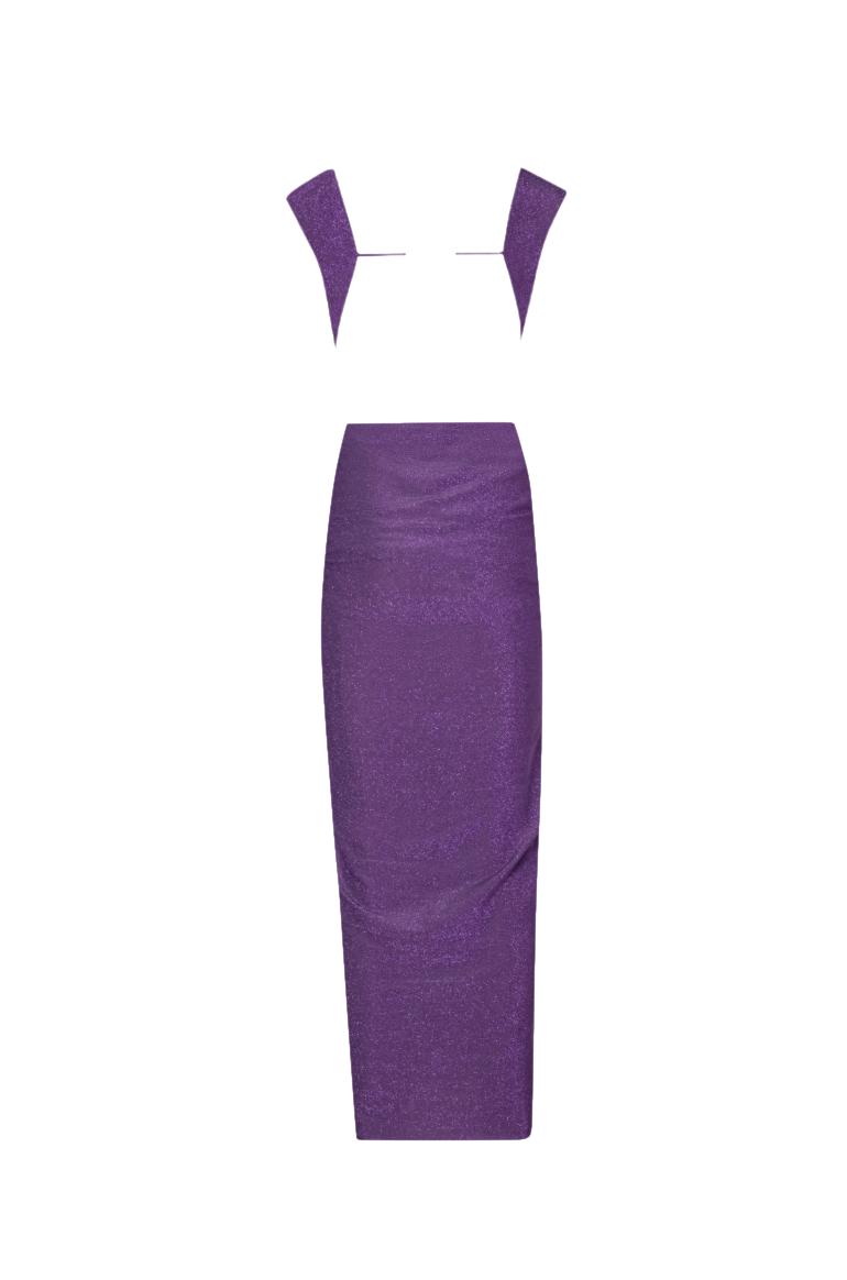 Shop Baobab Nia Dress In Purple