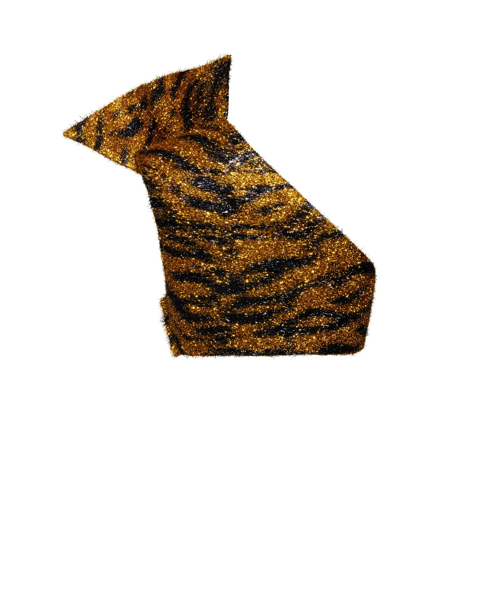 One Shoulder Fuzzy Top made by Maria Kokhia