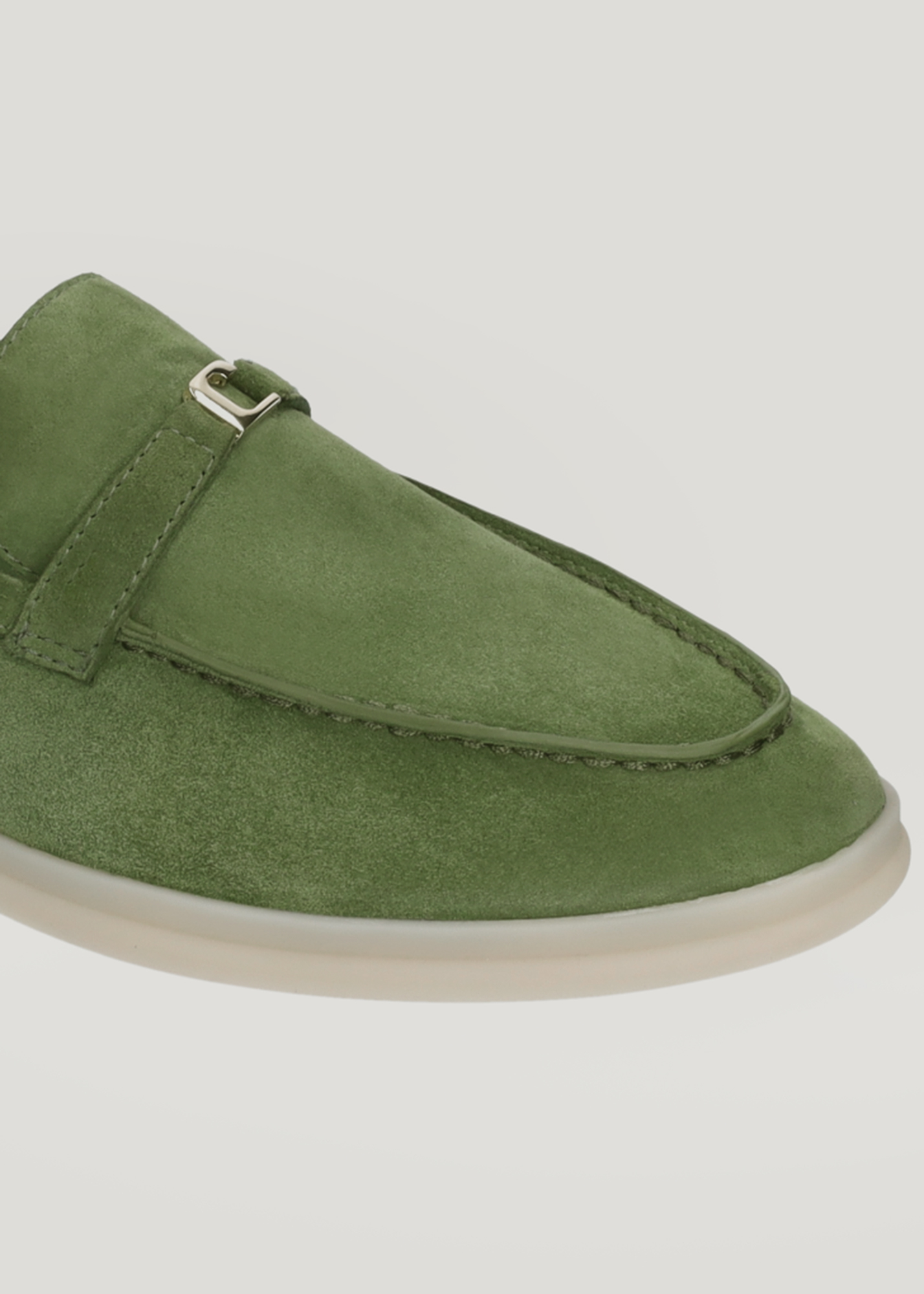 Shop Lola Cruz Shoes Rhodes Loafer In Green