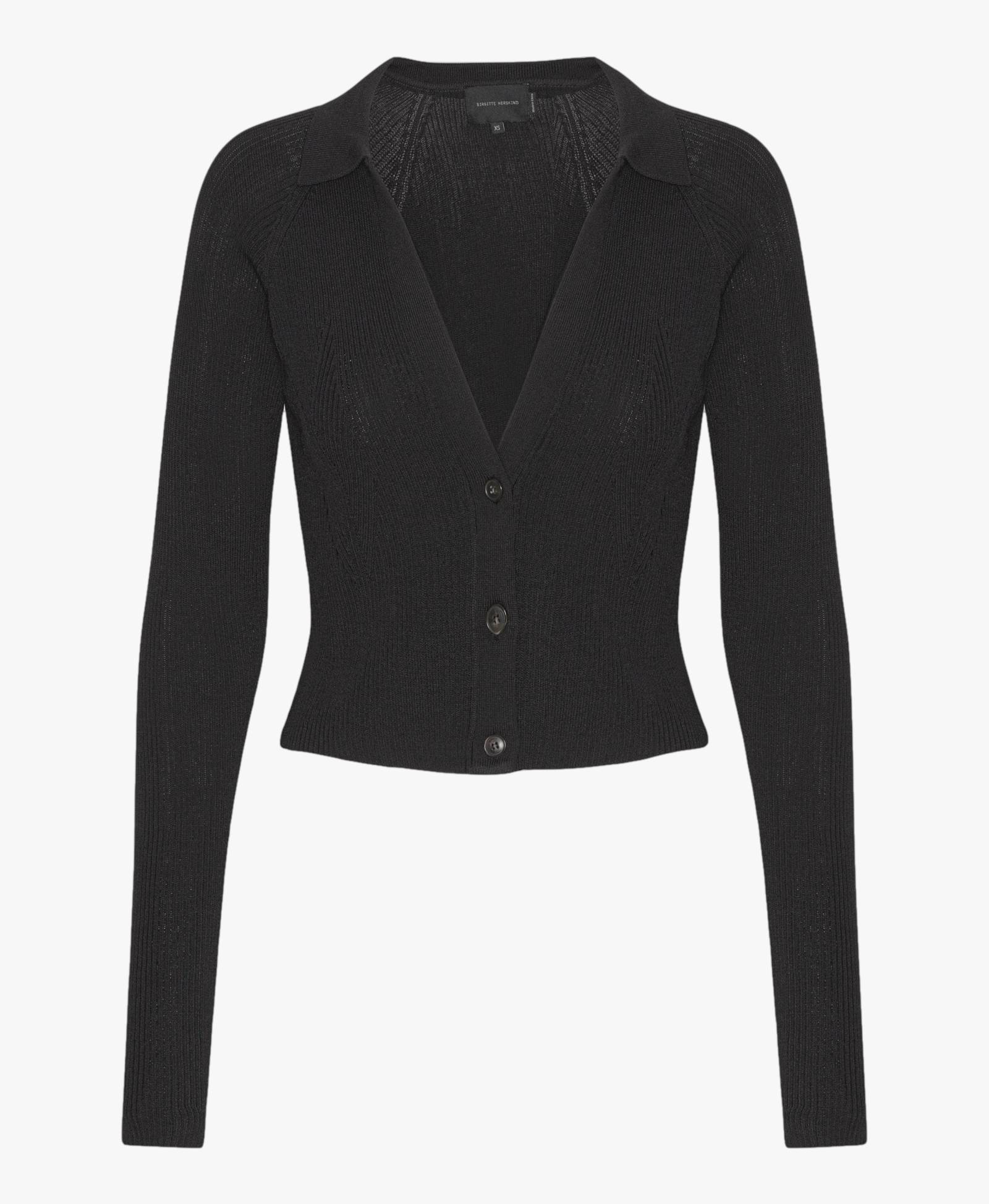Ivory Cardigan - Black made by HERSKIND