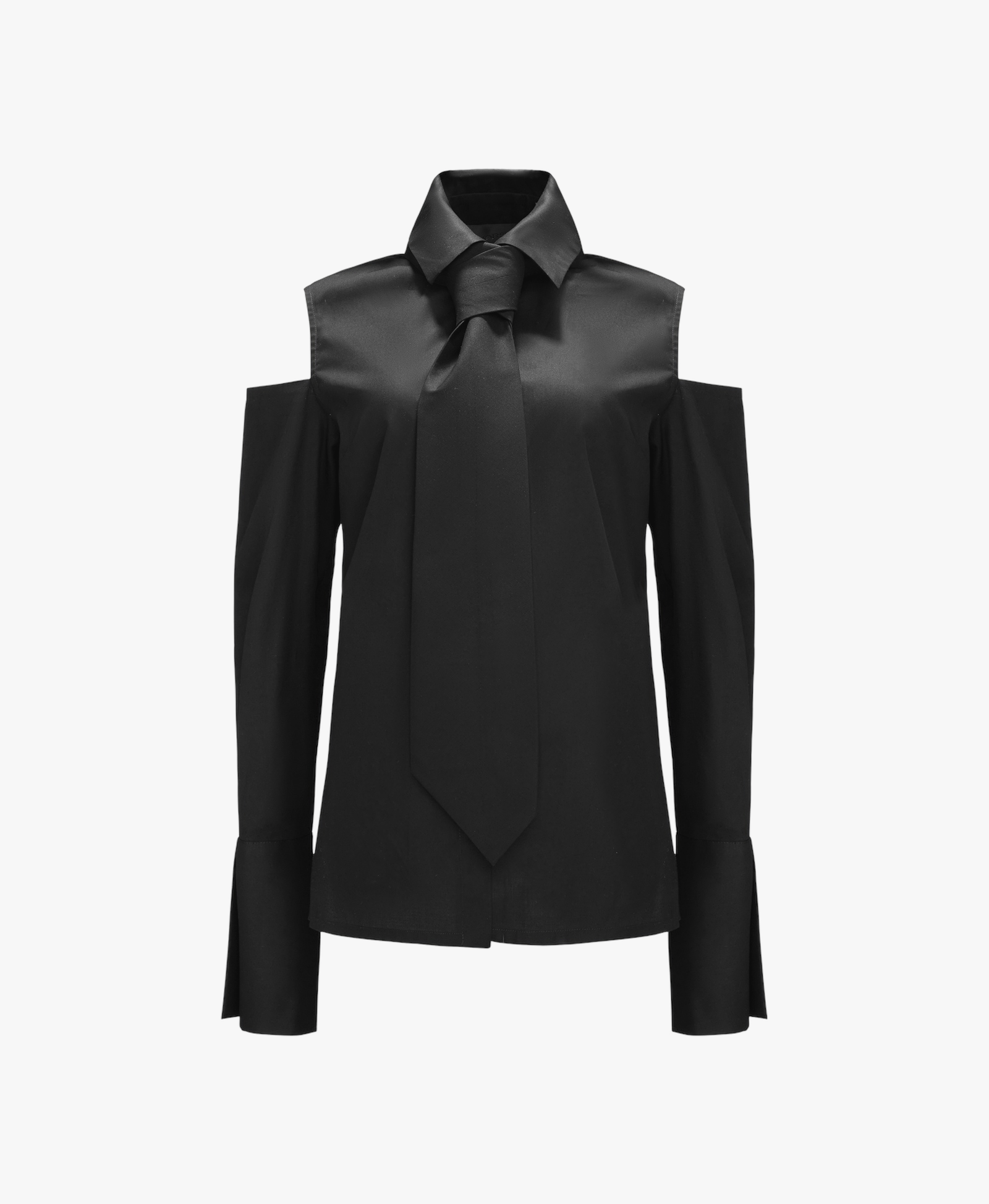 Longline Shirt Tie - Bare Shoulders made by YAVORSKA