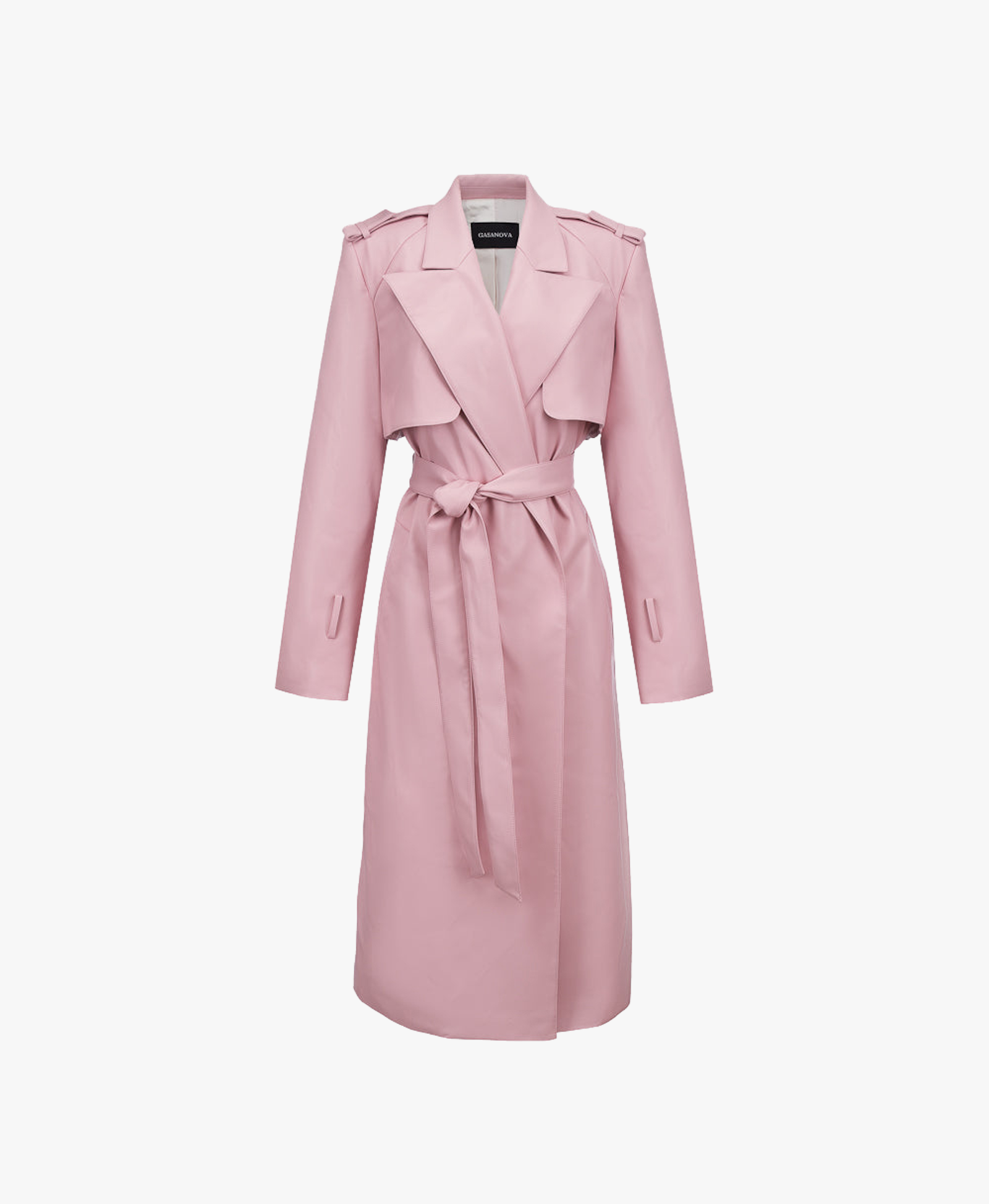 Eco-leather Trench made by Gasanova