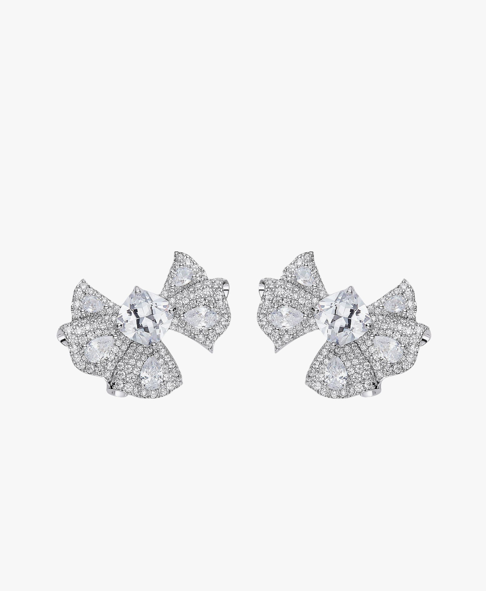 Eva Tassel Earrings in White made by Nana Jacqueline