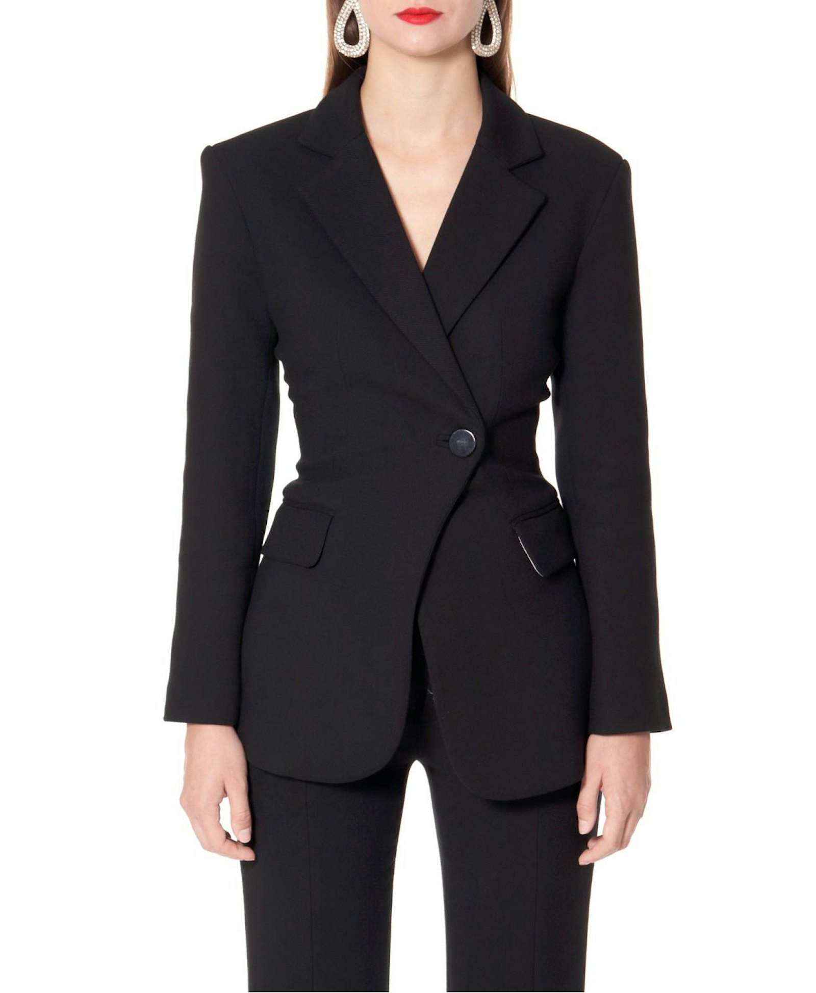 Blazer Isabella Designer Black in Black made by HALEWSKI