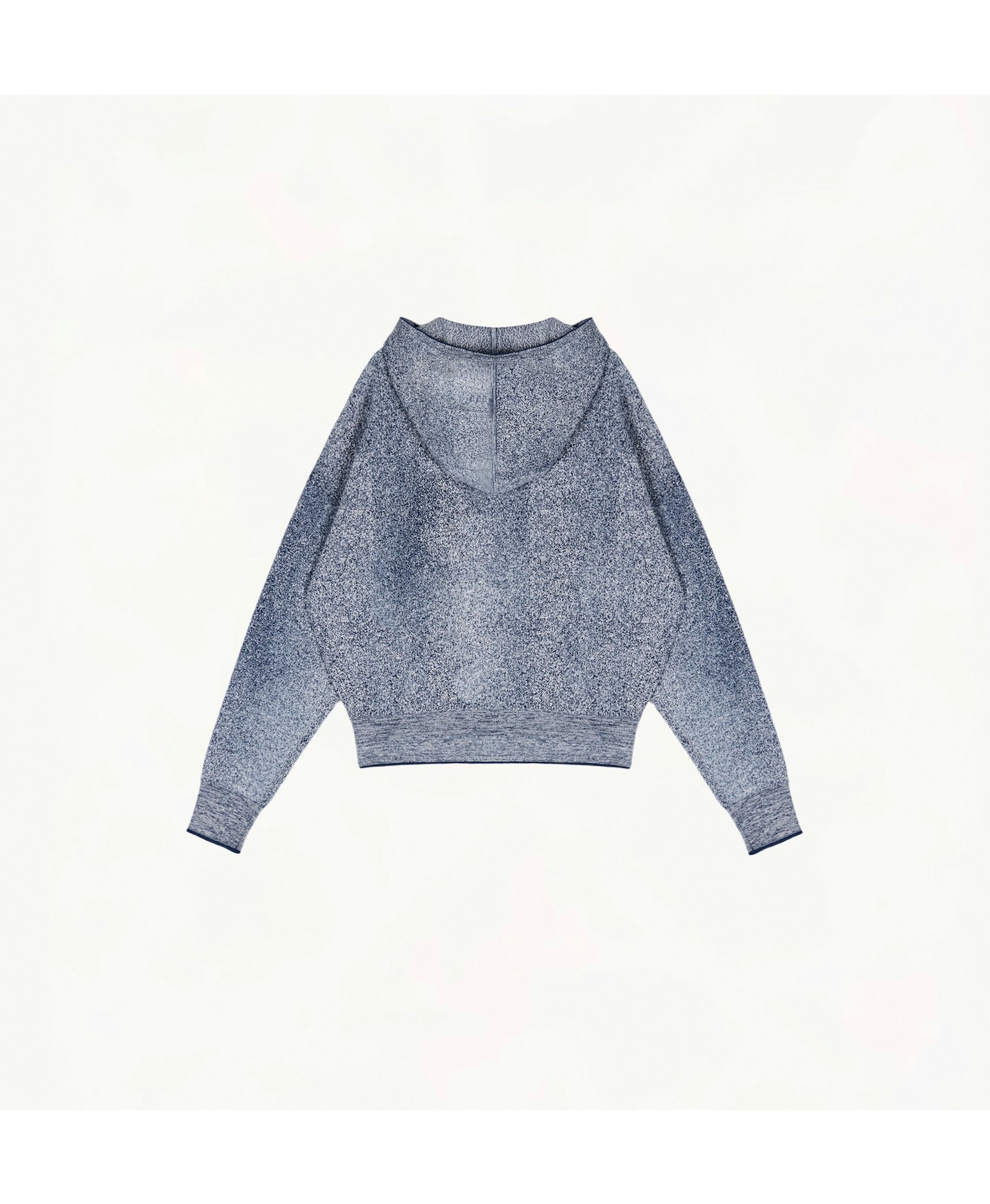 DENIM-LOOK HOODED CARDIGAN made by CRUSH Collection