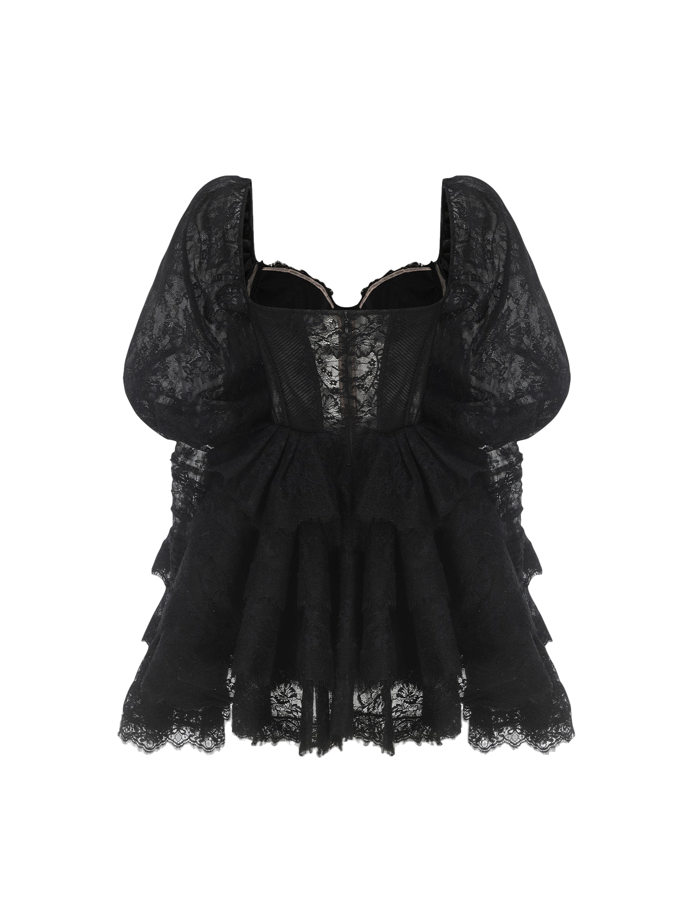 Shop Nana Jacqueline Penelope Lace Dress (black)