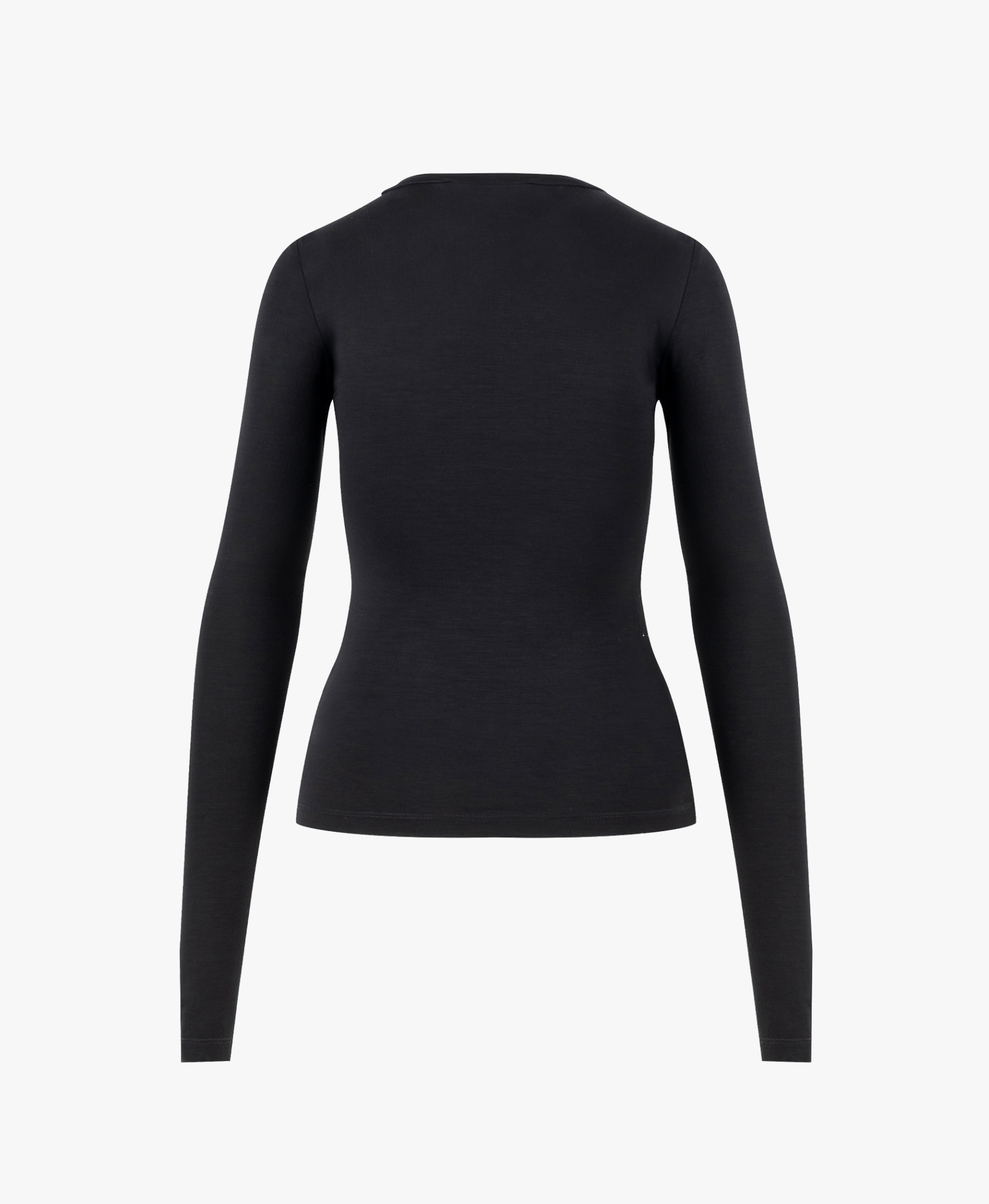 Black twisted blouse made by BENU Studio