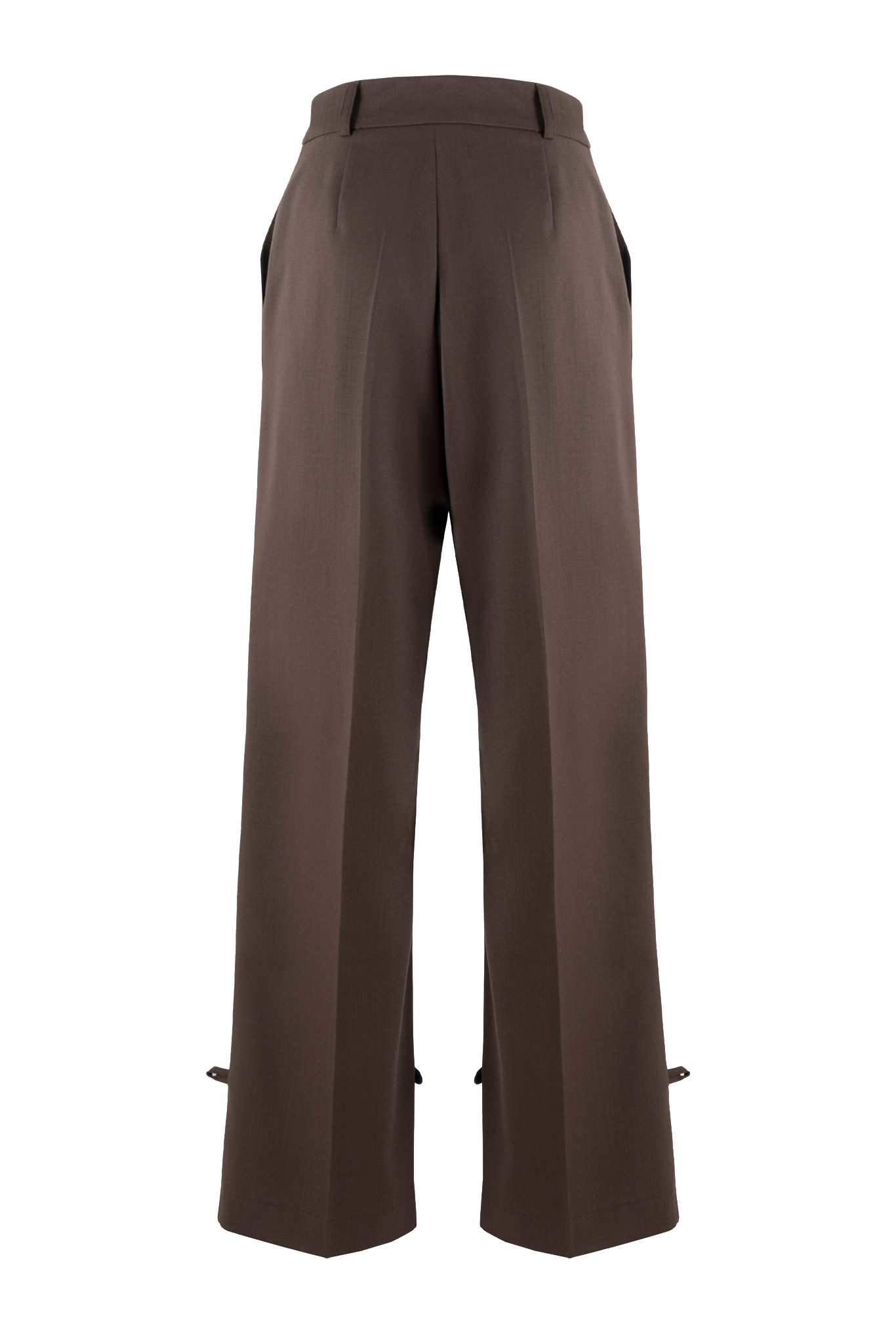 Shop Benu Studio Elegant Trousers, Fastened At The Bottom