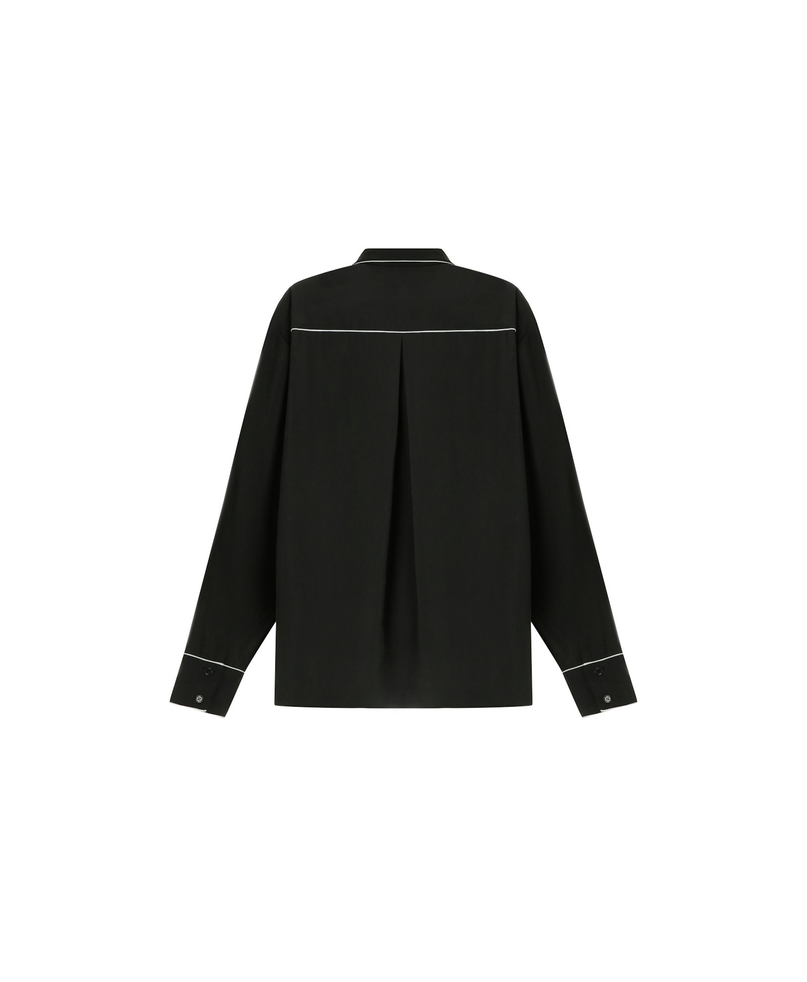 Pajama shirt with piping made by A.M.G