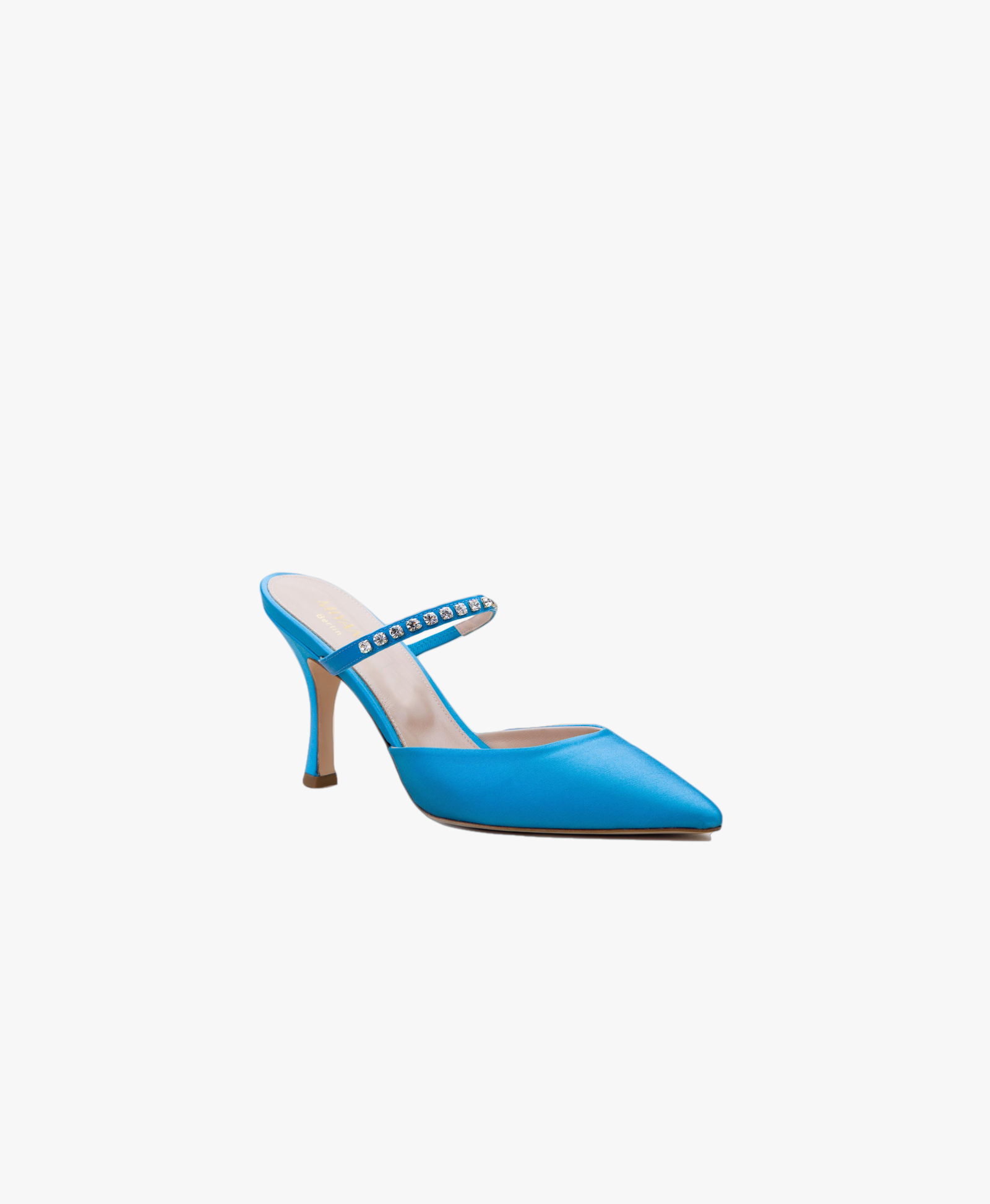 Louna Mules in Blue made by Miyana Berlin