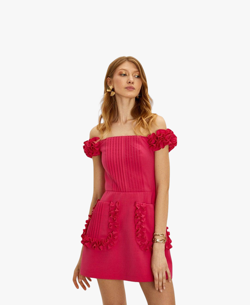Pink Ruffle Dress #1