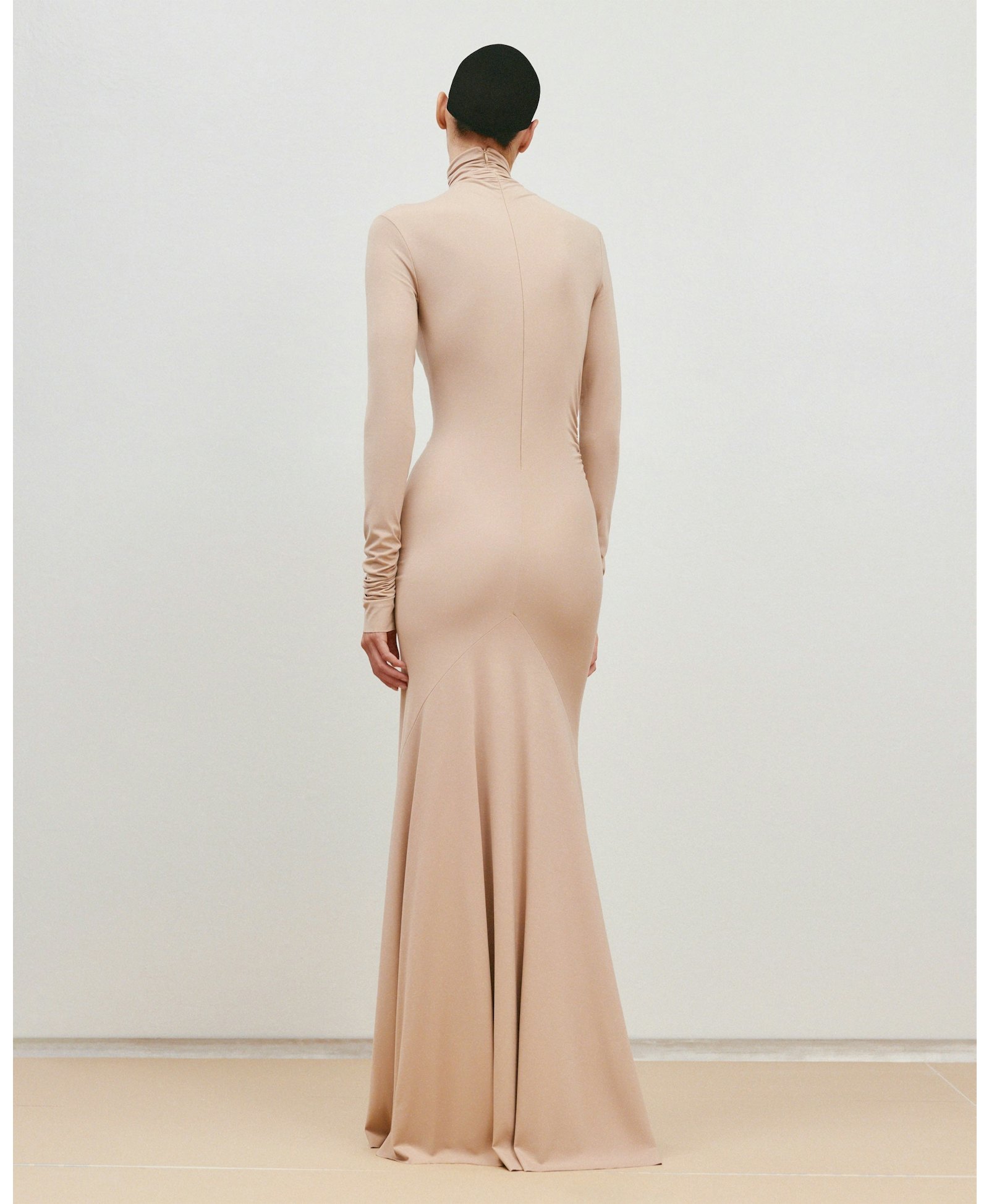 Beige Dress made by A.M.G