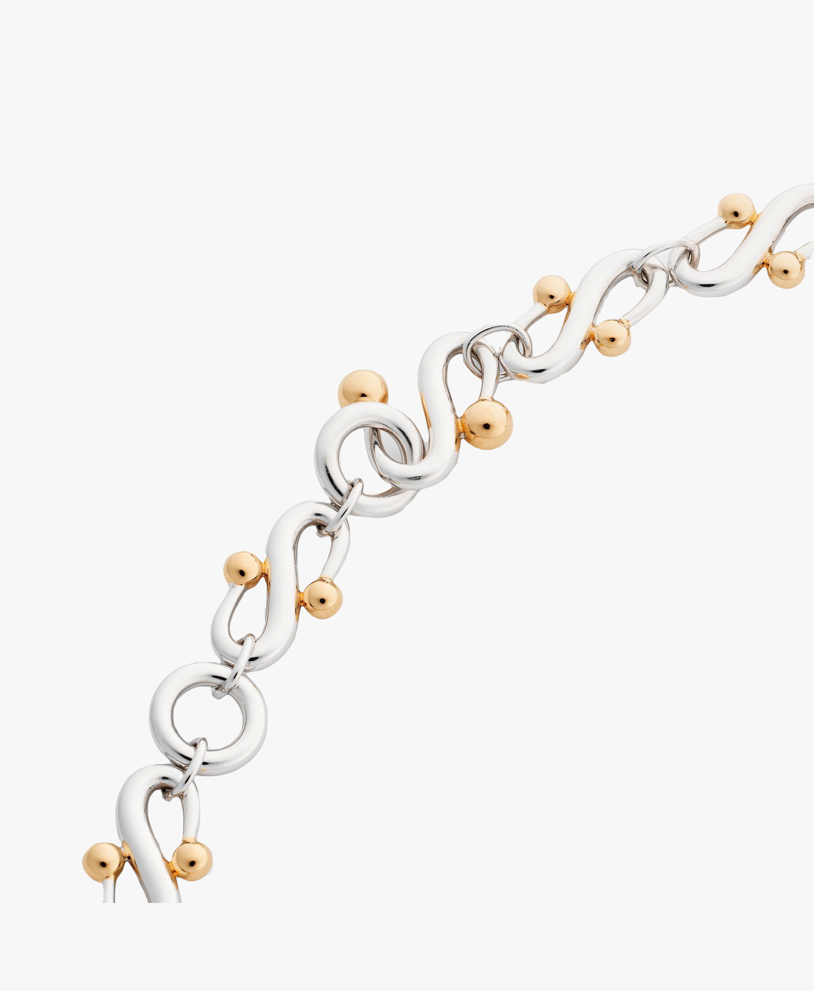 FALCAT NECKLACE - RHODIUM & VERMEIL made by ENNUI