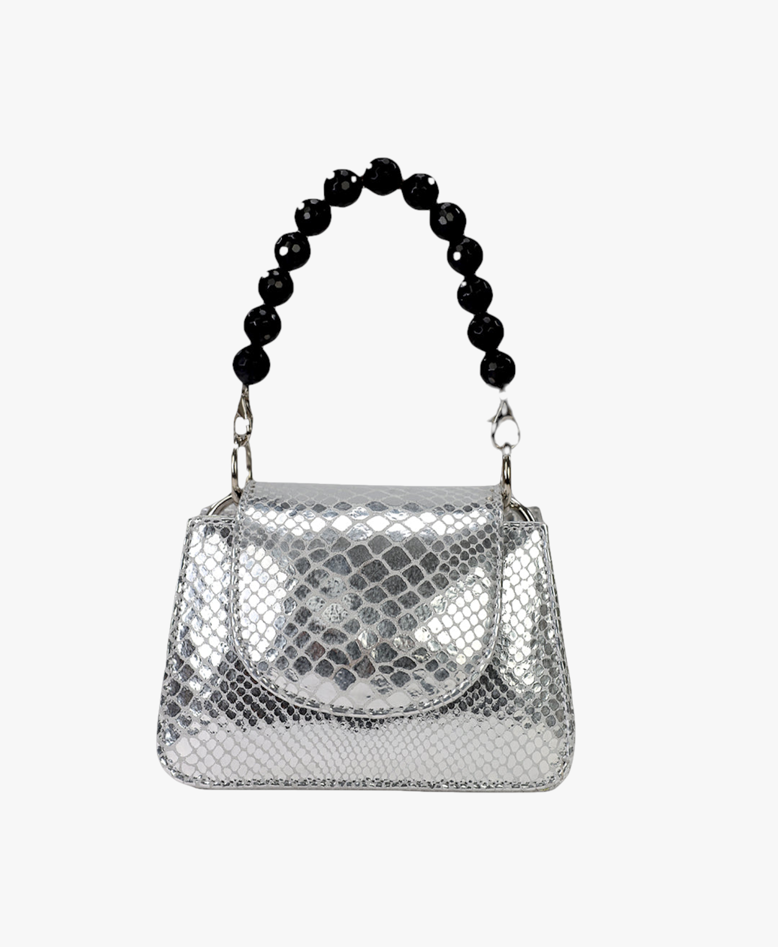 Horra - Metallic Silver - Mini Bag made by ALIEL
