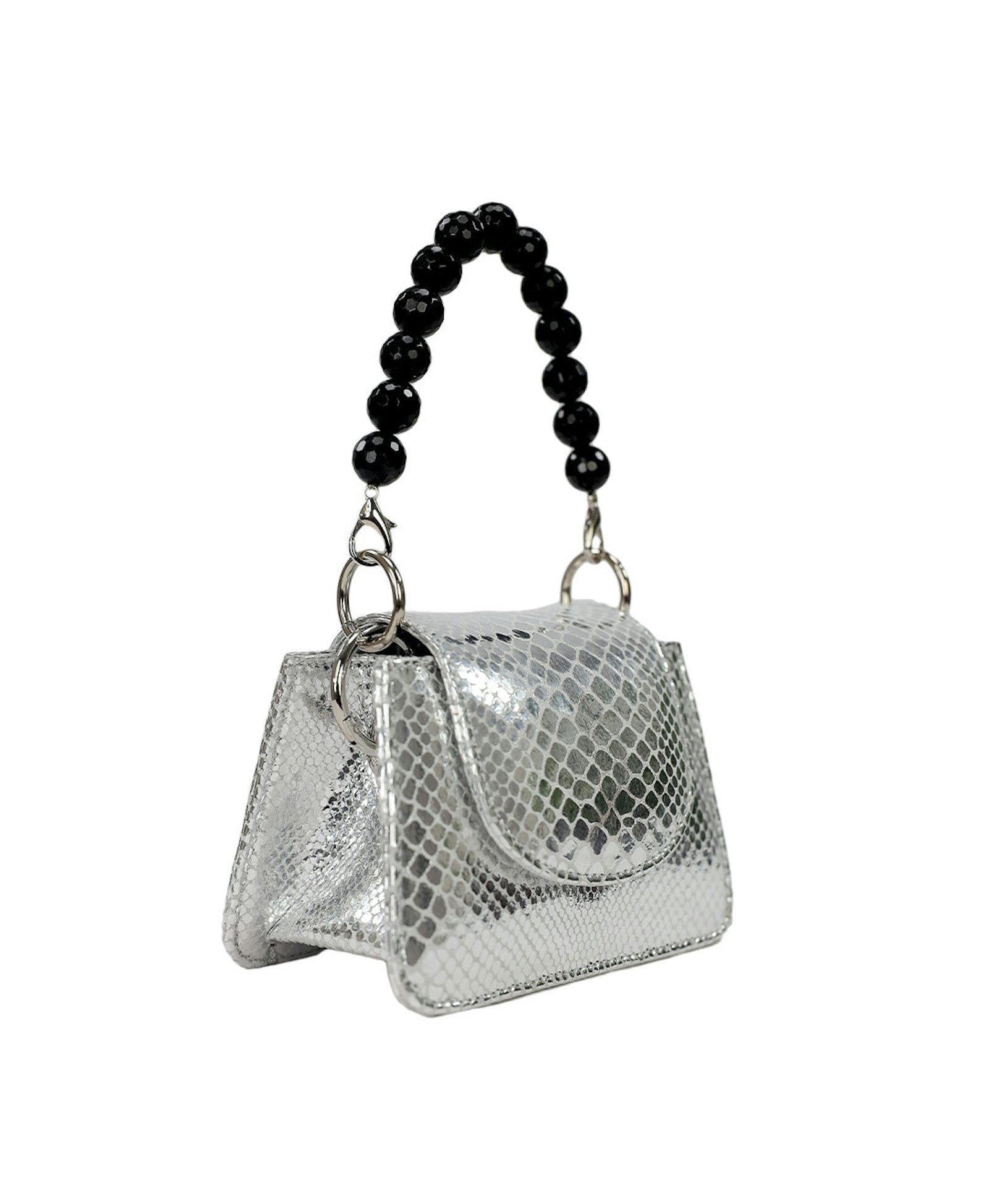 Horra - Metallic Silver - Mini Bag made by ALIEL