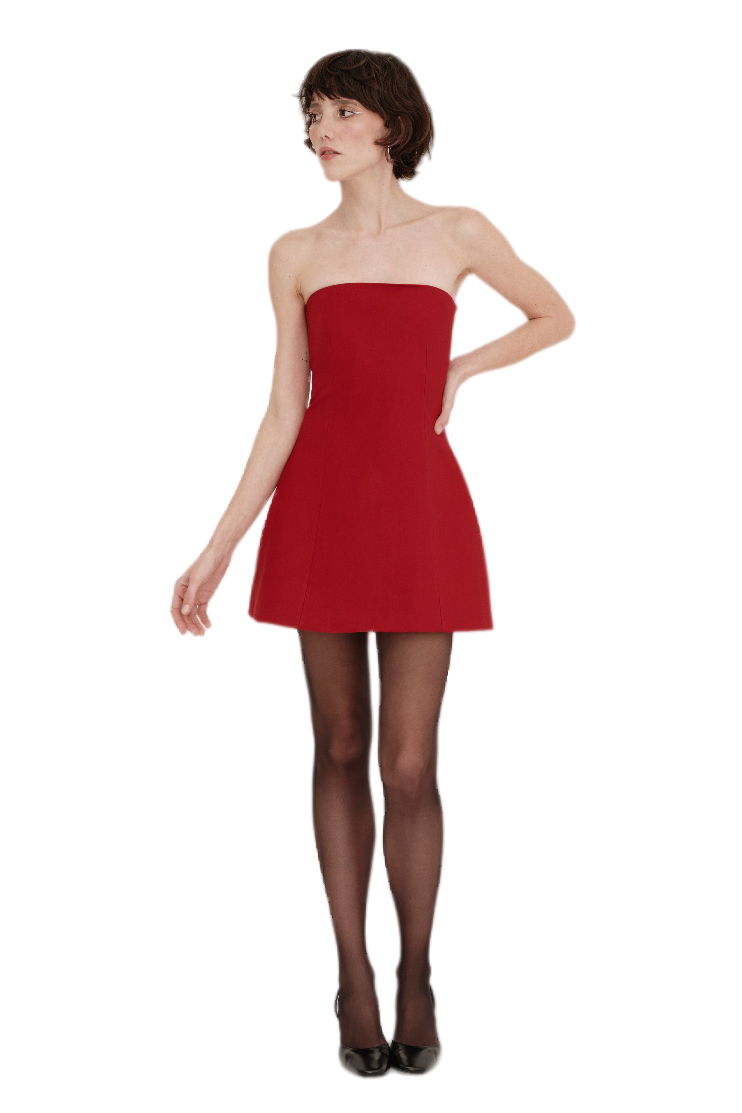 Shop Occleus Kimberly Dress In Red